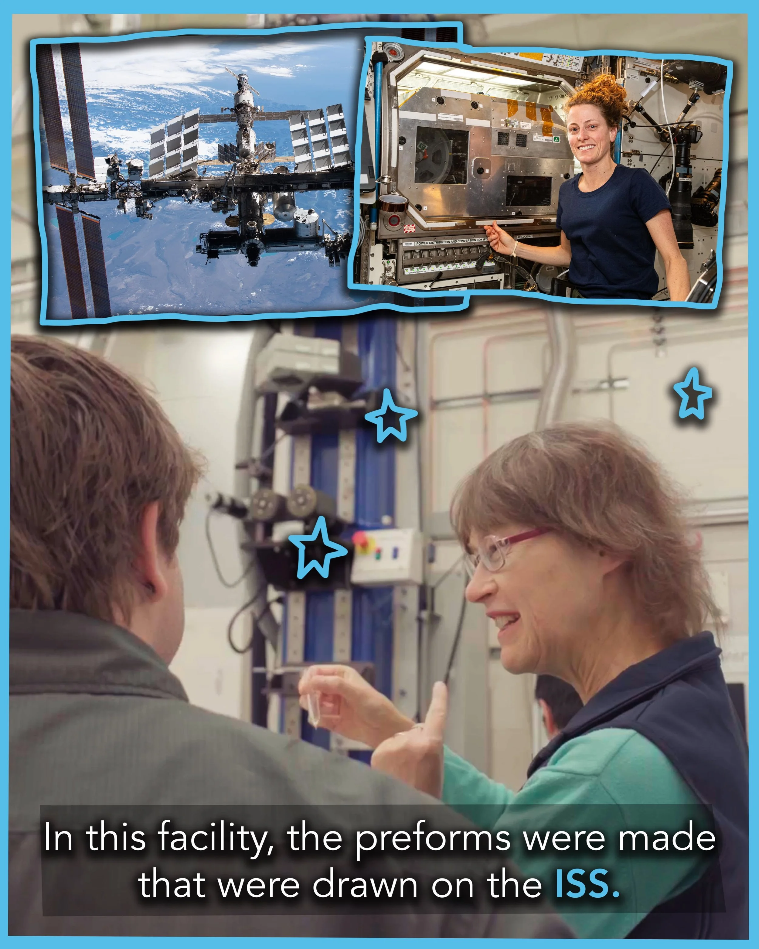 South Australia helped make optical fibre... in space!

Optical fibre starts as a &ldquo;preform&rdquo;, a solid glass puck that gets heated and stretched into a hair-thin fibre using a draw tower.

Adelaide&rsquo;s Prof. Heike Ebendorff-Heidepriem (