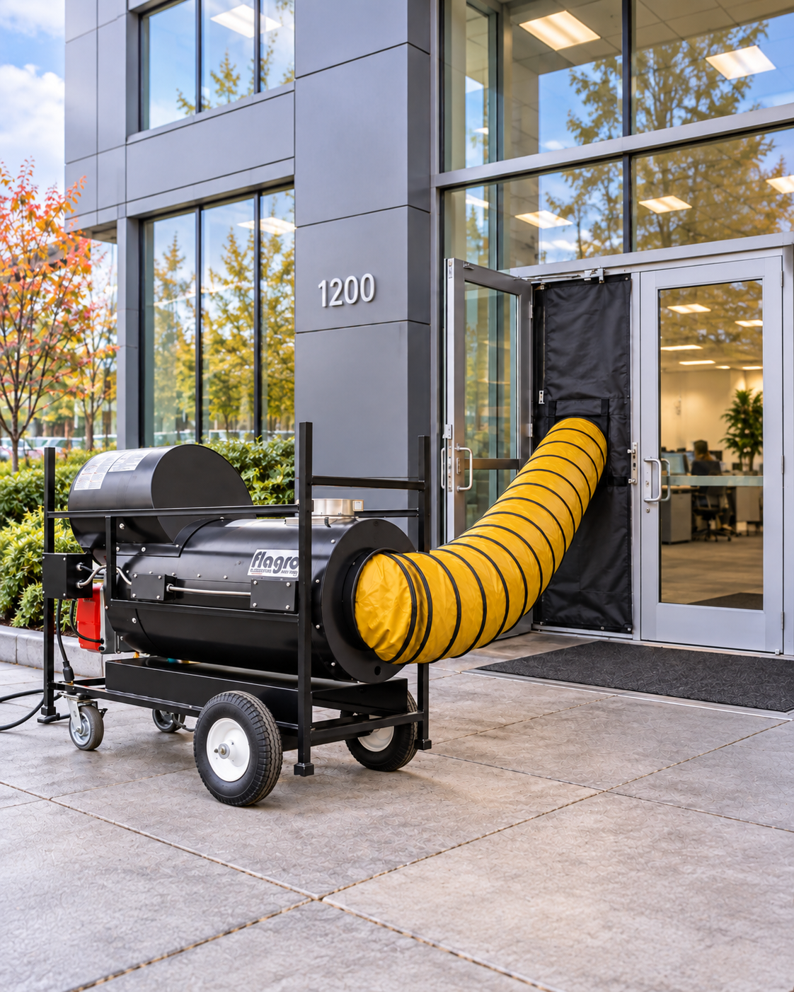 Emergency Commercial Heater Rental — 200,000 BTU