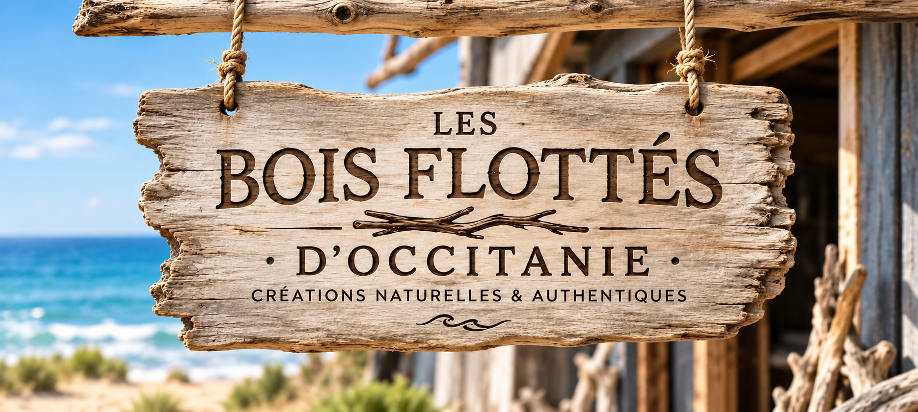 Création artisanale bois flotté Occitanie