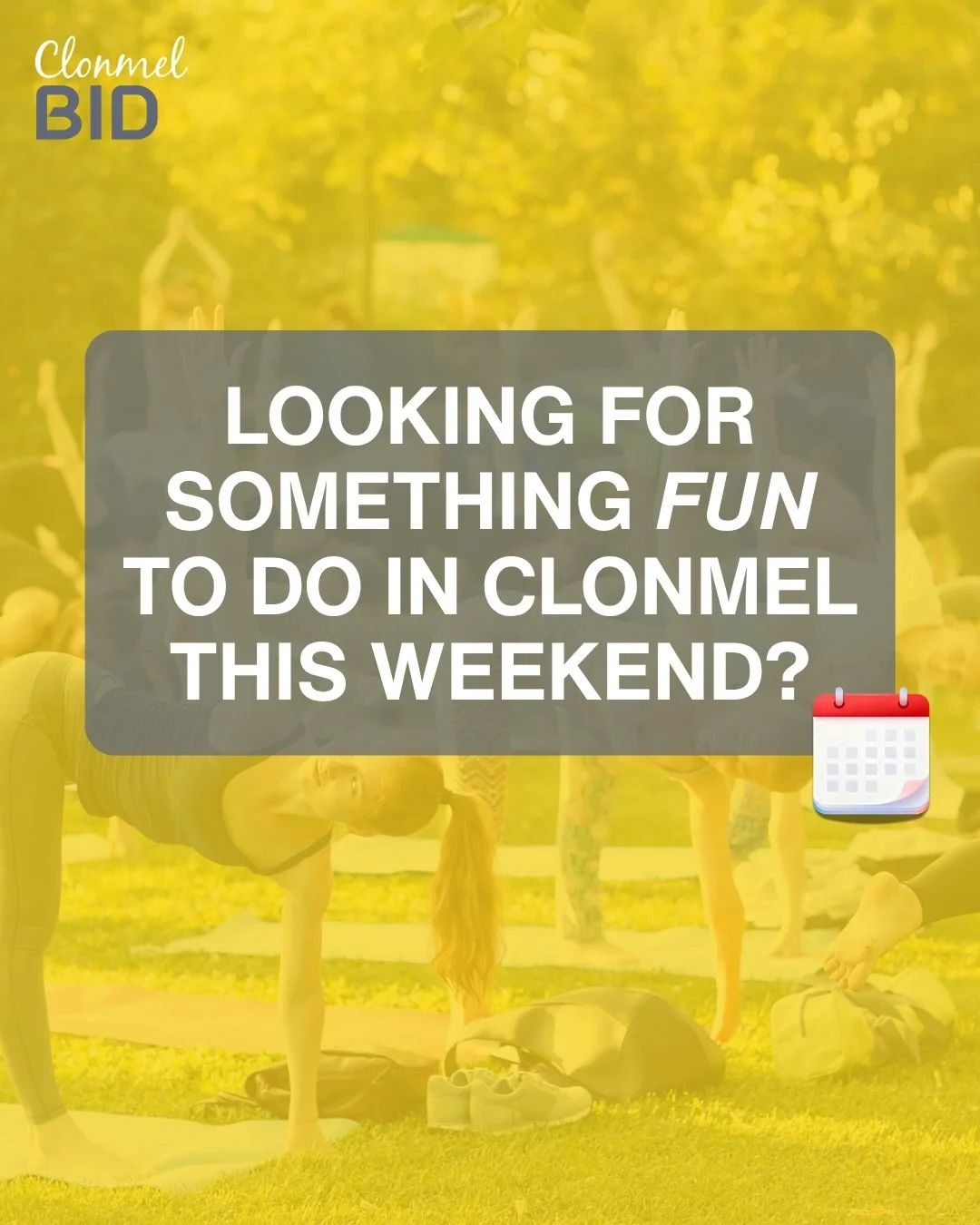 The final weekend of the Clonmel Junction Arts Festival is here, and the town is absolutely buzzing! 🎭🎨🎶

From street performances and workshops to trad sessions, exhibitions and the big Festival Finale Concert at Old St. Mary&rsquo;s on Sunday - 