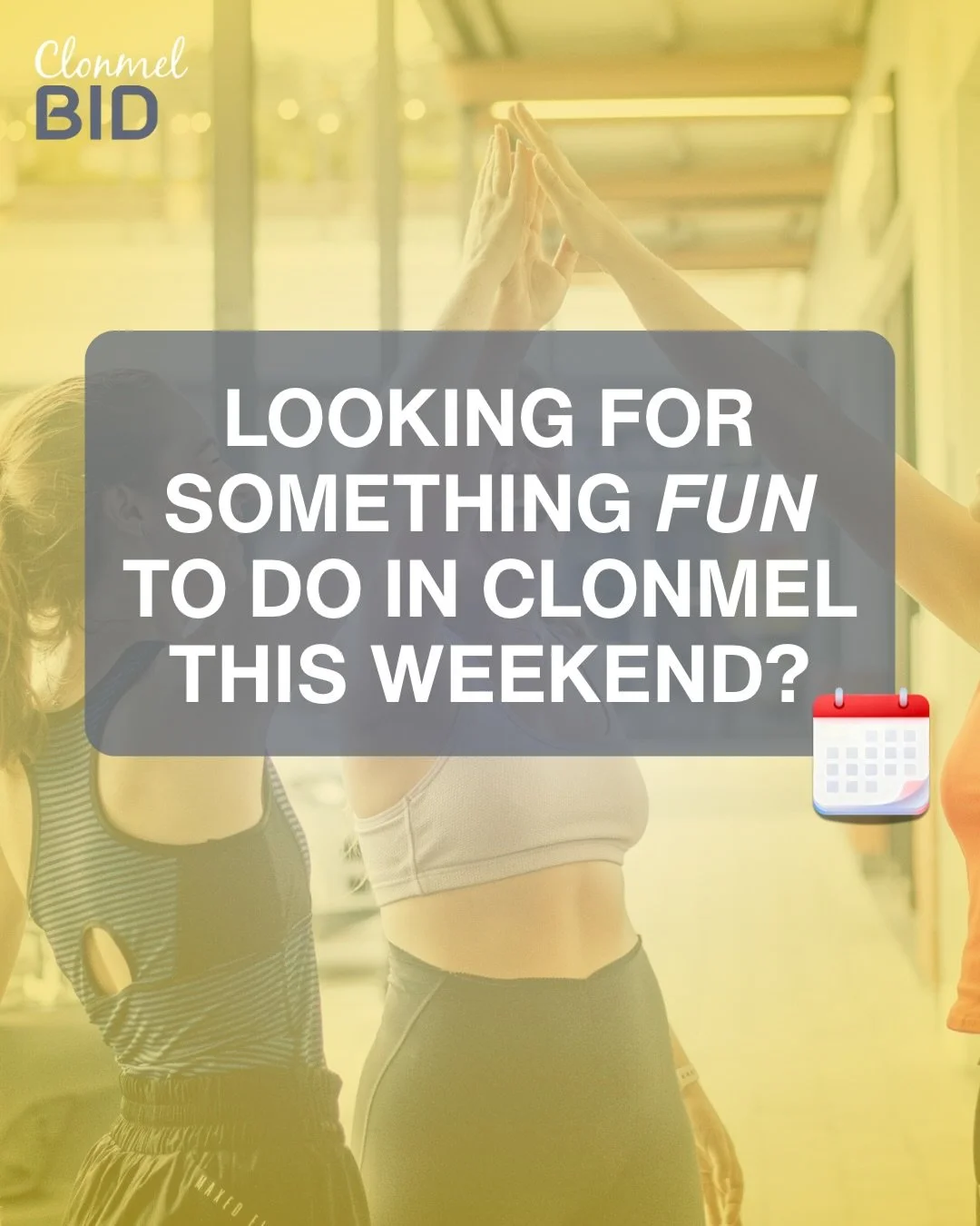 Looking for something to do this weekend? ✨

From morning coffee and markets to live music, quizzes and late-night entertainment, there&rsquo;s plenty happening across Clonmel from day to night.

Clonmel has so much to offer every day of the week, bu