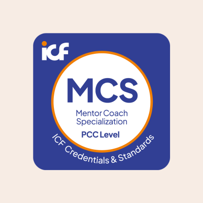 ICF Mentor Coach Specialization, livello PCC — badge verificabile su Credly