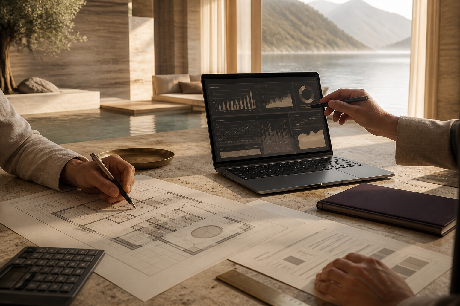 Strategic phase of a spa project: layout and financial modelling