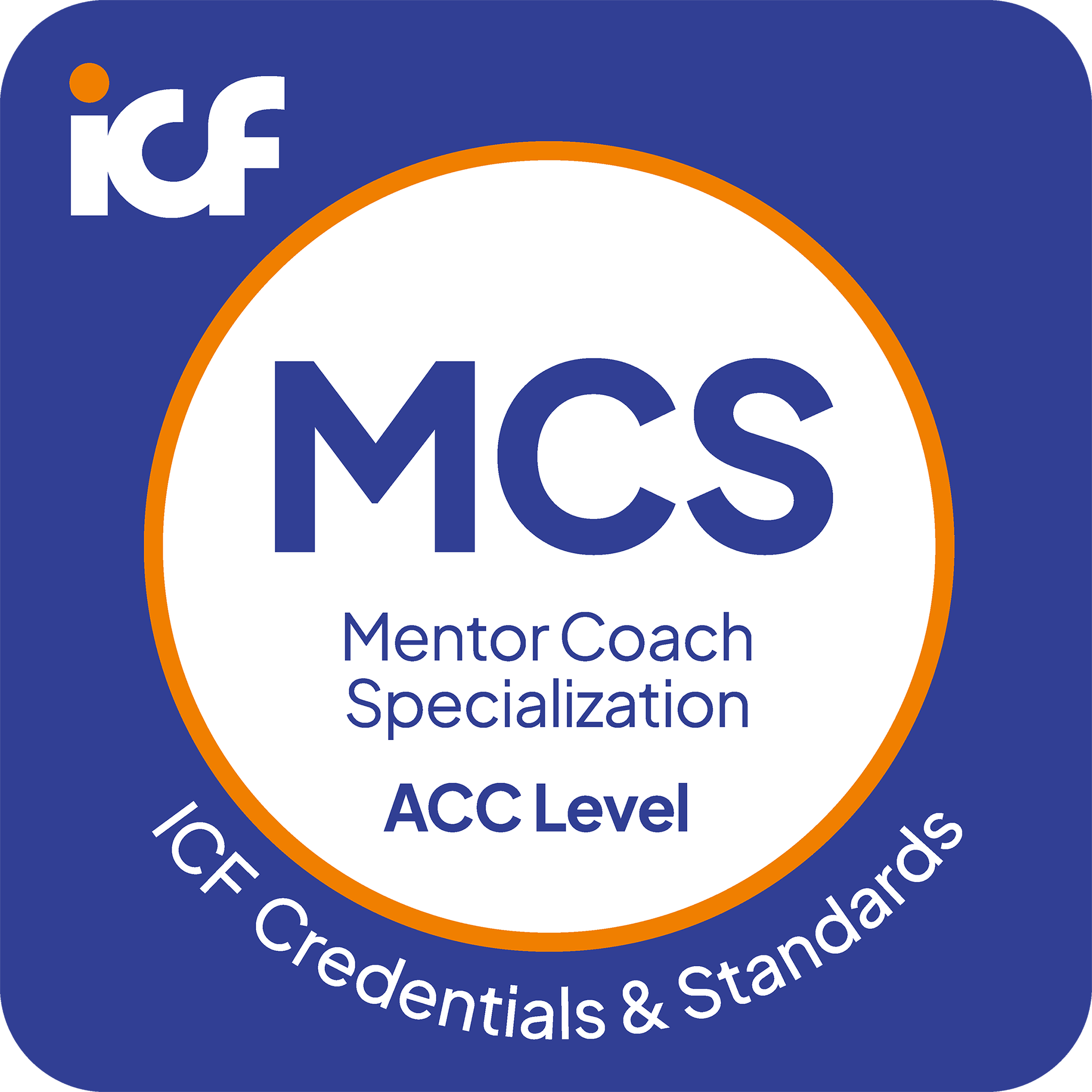 ICF Mentor Coach Specialization, livello ACC — badge verificabile su Credly