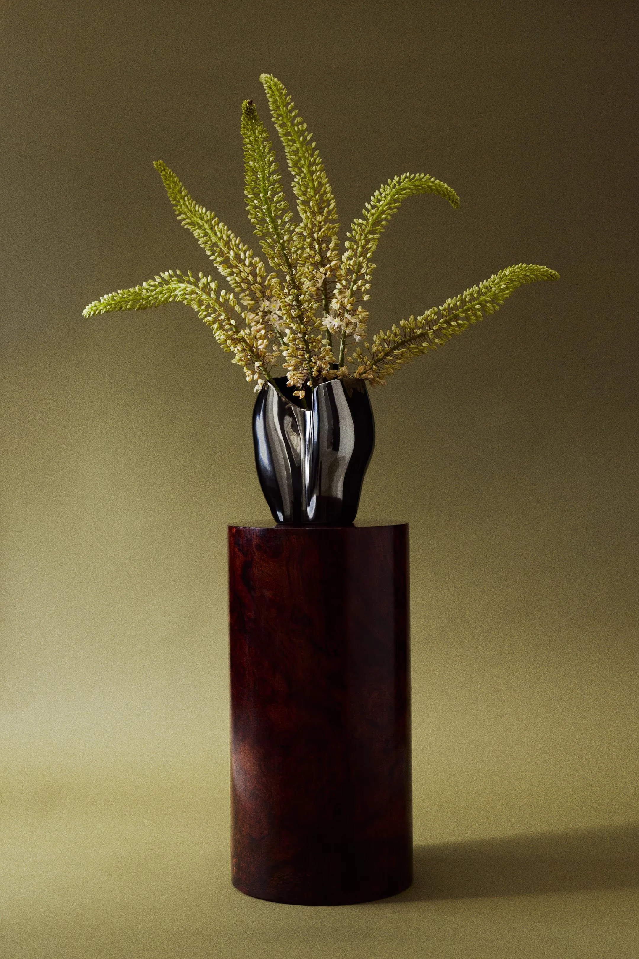 Vase effet chromé