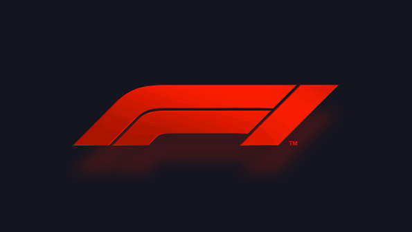 Red and black stylized logo on a dark background.