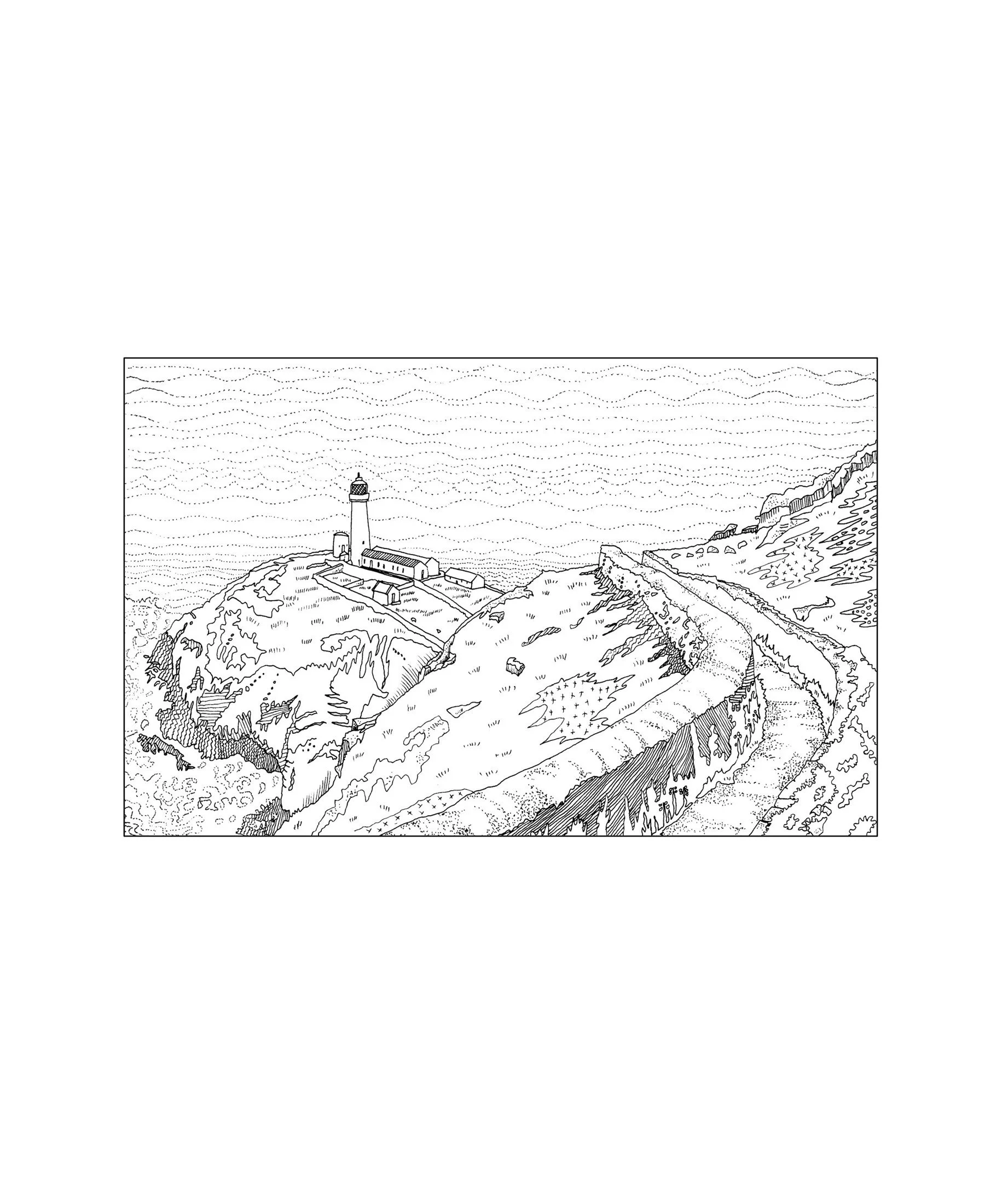 Greeting card - South Stack, Anglesey