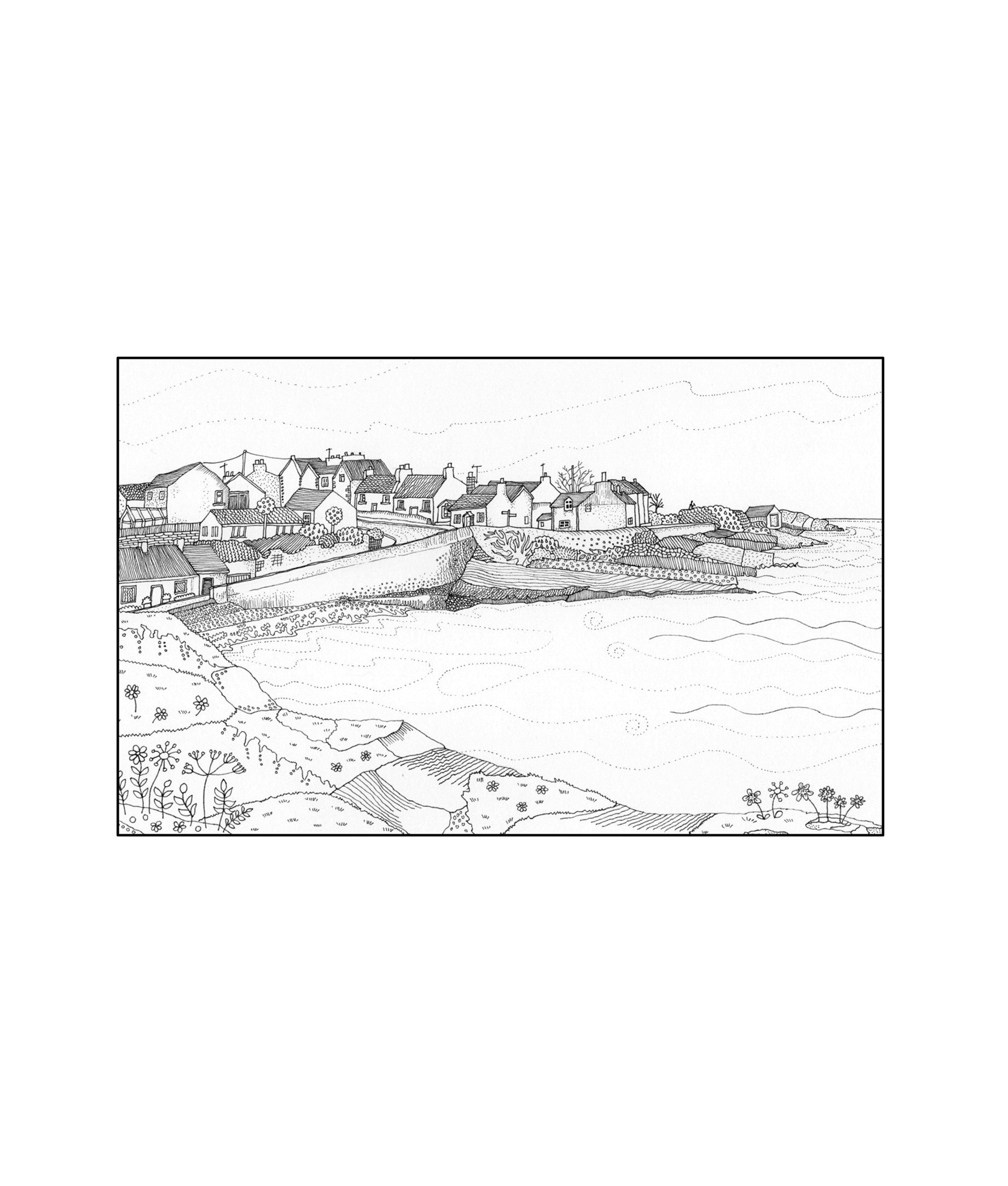 Greeting card - Moelfre, Anglesey