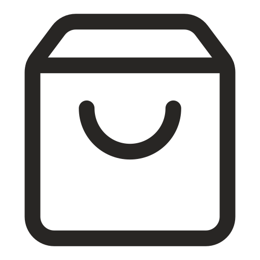 Icon of a shopping bag with a handle.