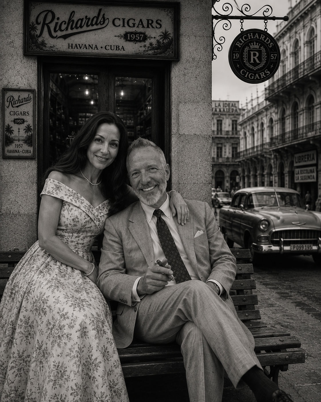Limited Edition RIchard and Andrea's autographed commerorative B&W Photo