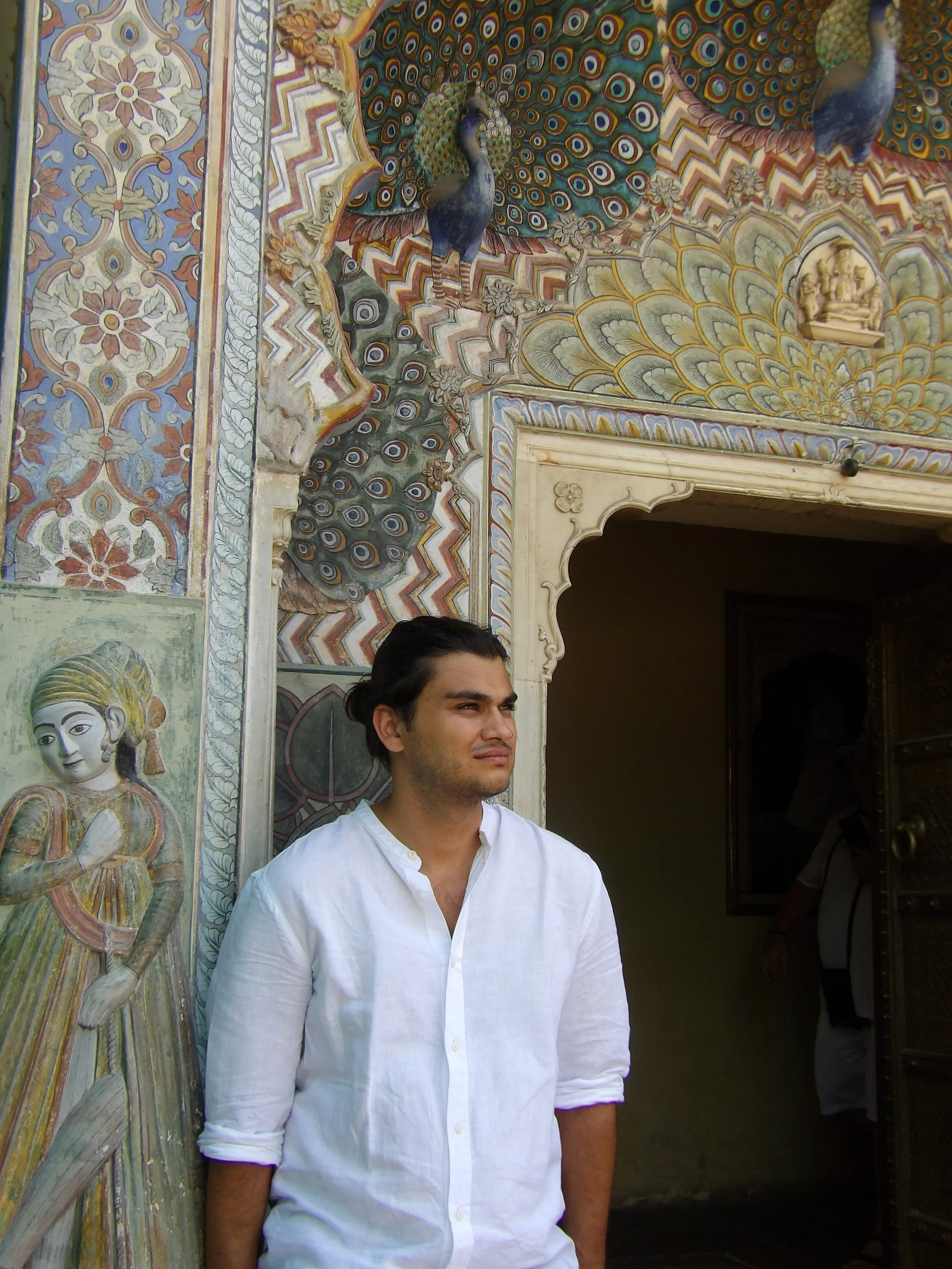 Elias, founder of Katha Sourcing, in Rajasthan, India