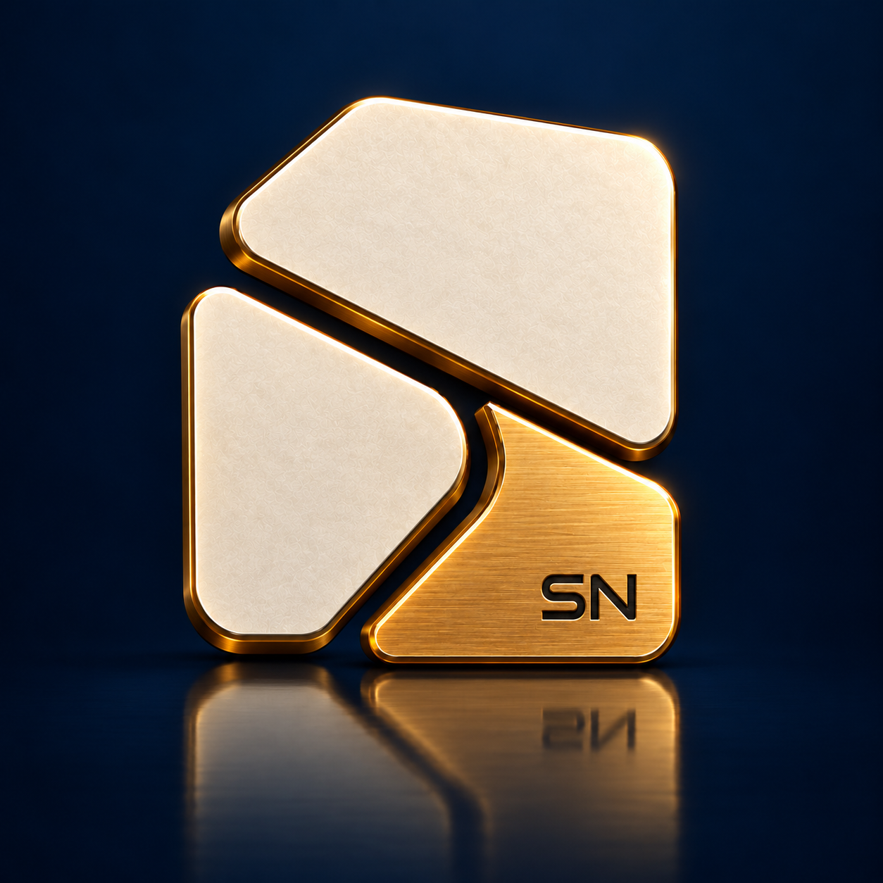 Syntropy Nexus official logo with SN monogram and reflection.