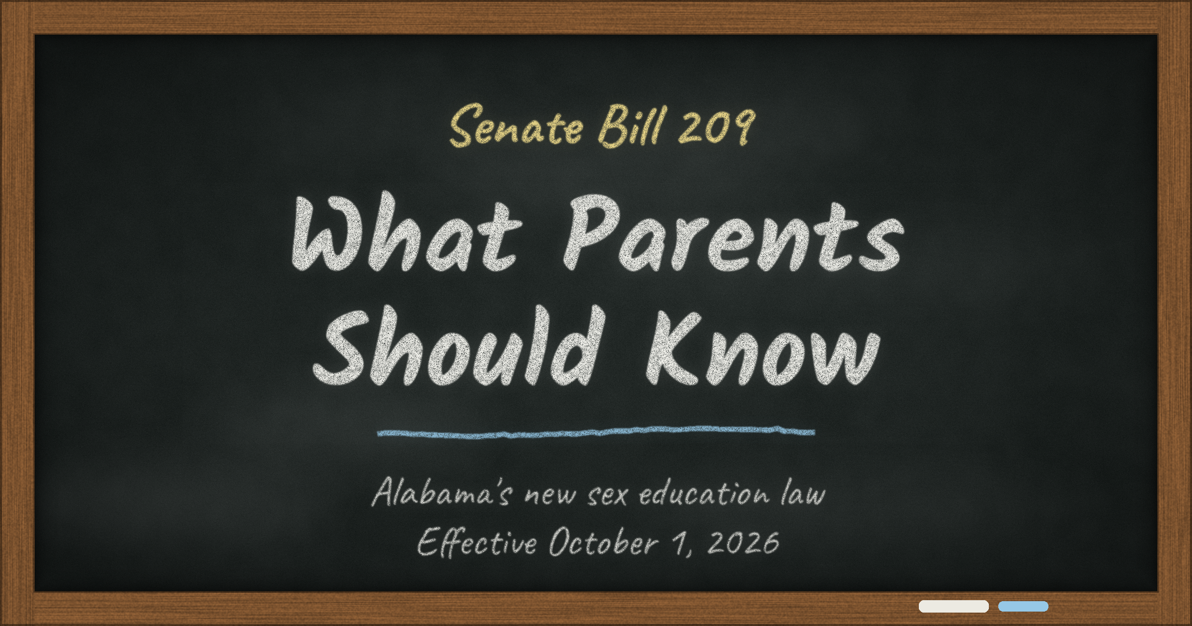 What Alabama's New Sex Education Law Means for Huntsville Families