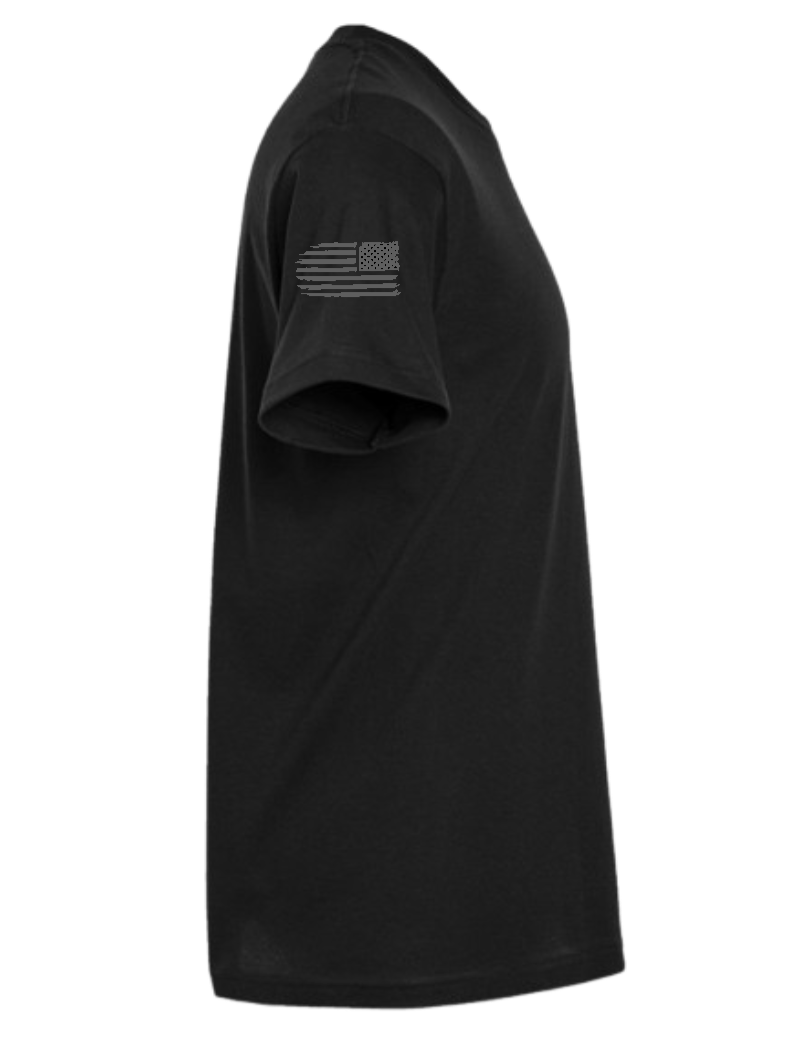 Psalms Tee sleeve with flag