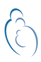 Outline of a hand making a fist with a thumb up.