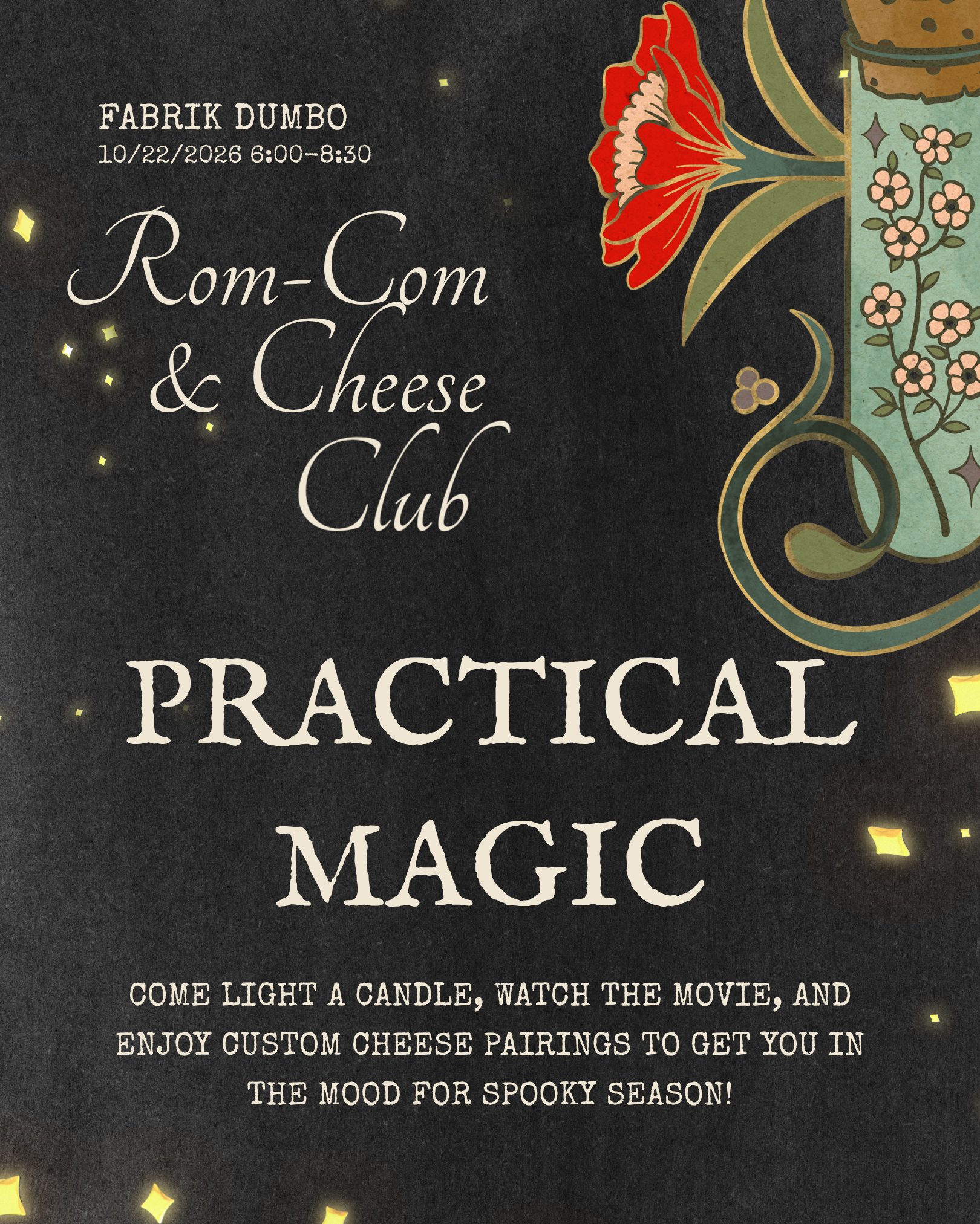 Rom-Com & Cheese Club: Practical Magic