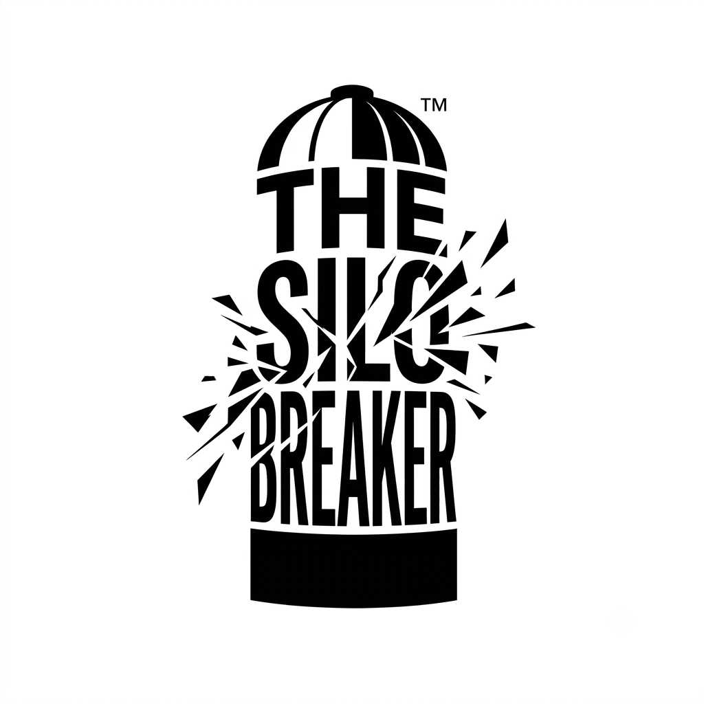 A mascot or cartoon character resembling a dynamite stick with a lit fuse, featuring the text 'The Silence Breaker' integrated into the design.
