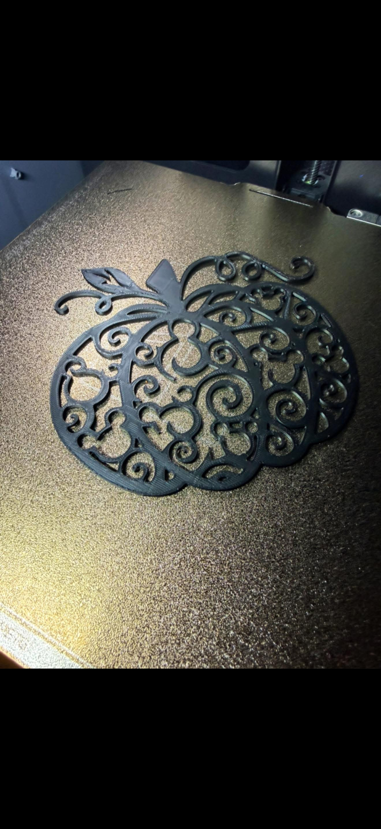 Pumpkin wall art