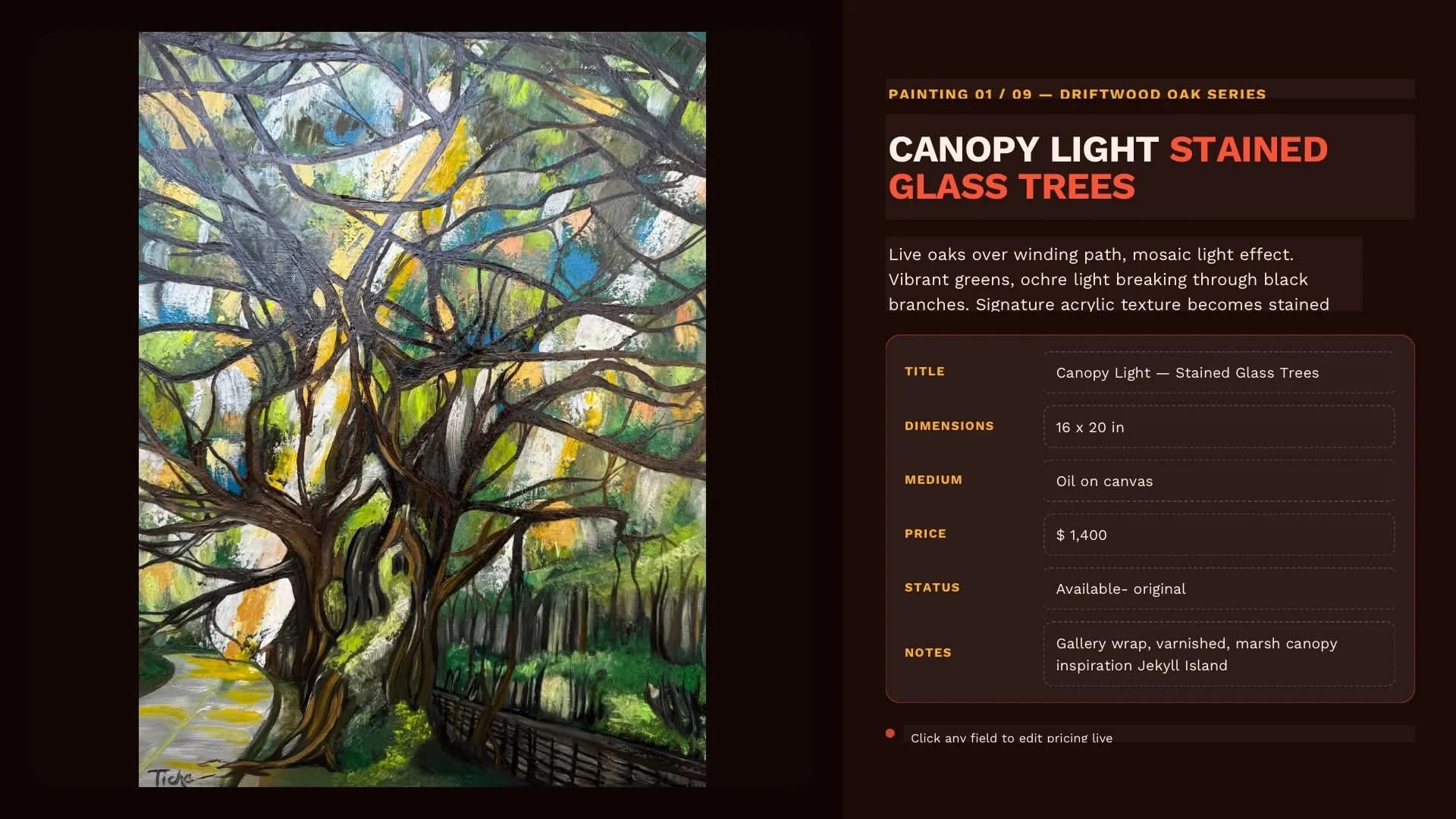 Stained Glass Trees