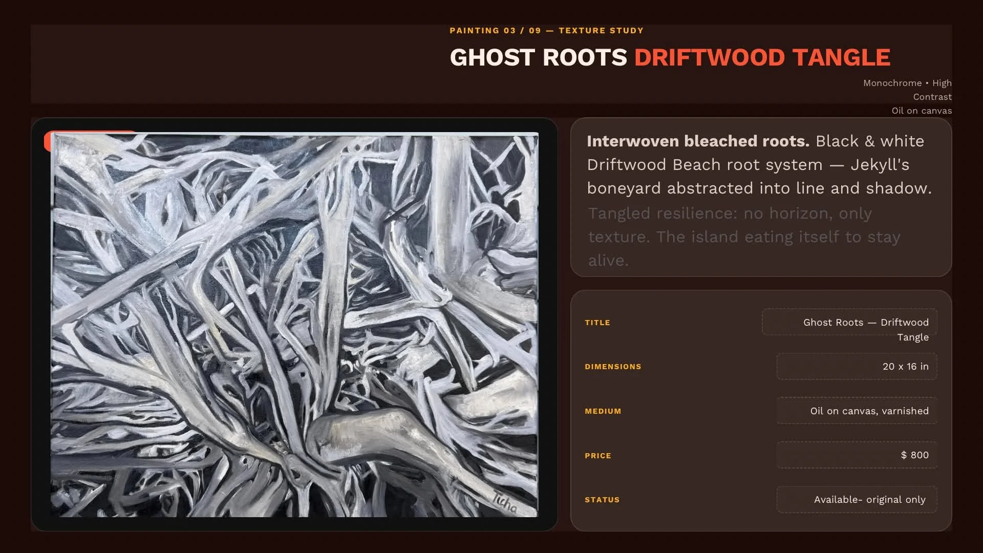 Ghost Roots Driftwood