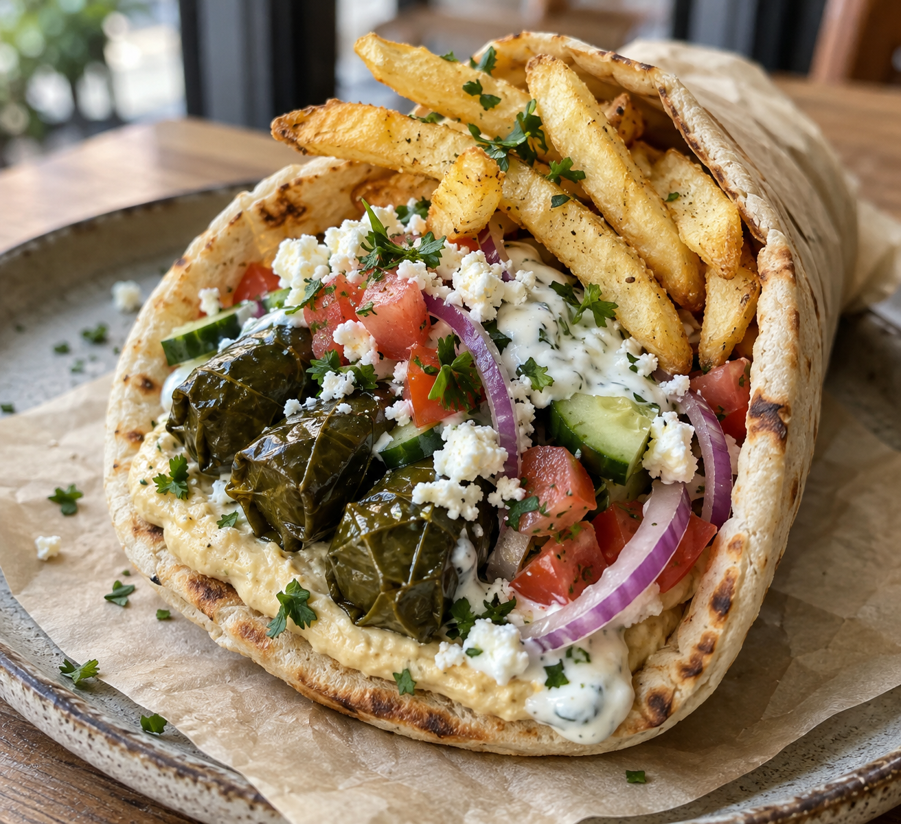 Vegetarian Gyro