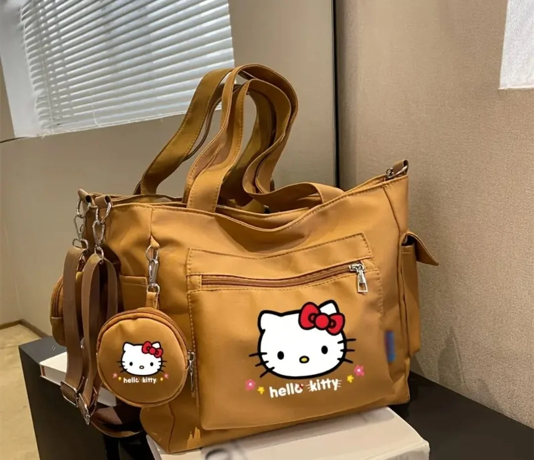 Iconic Character Tote Bag with Detachable Pouch