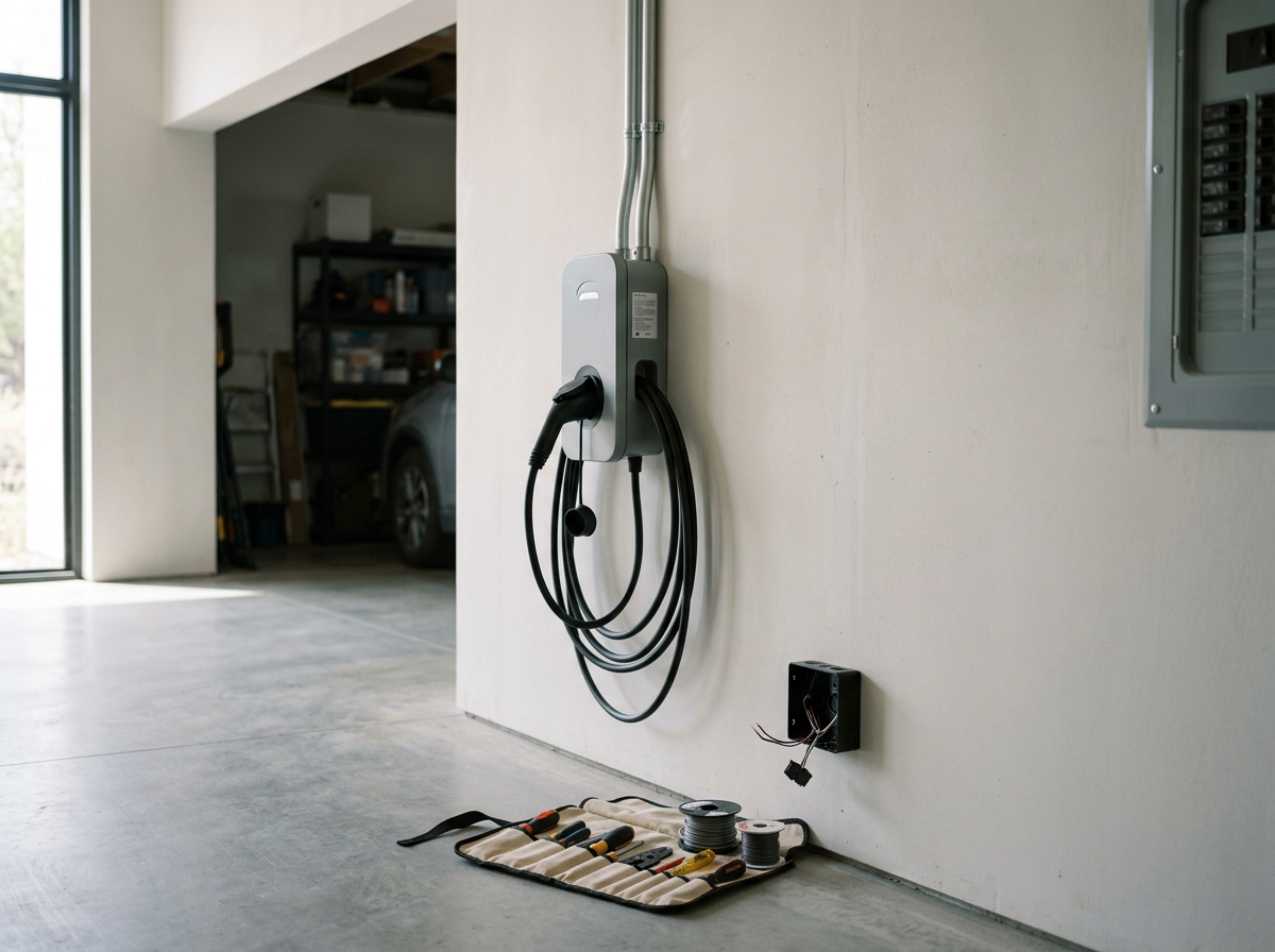 EV Charger Circuit Installation