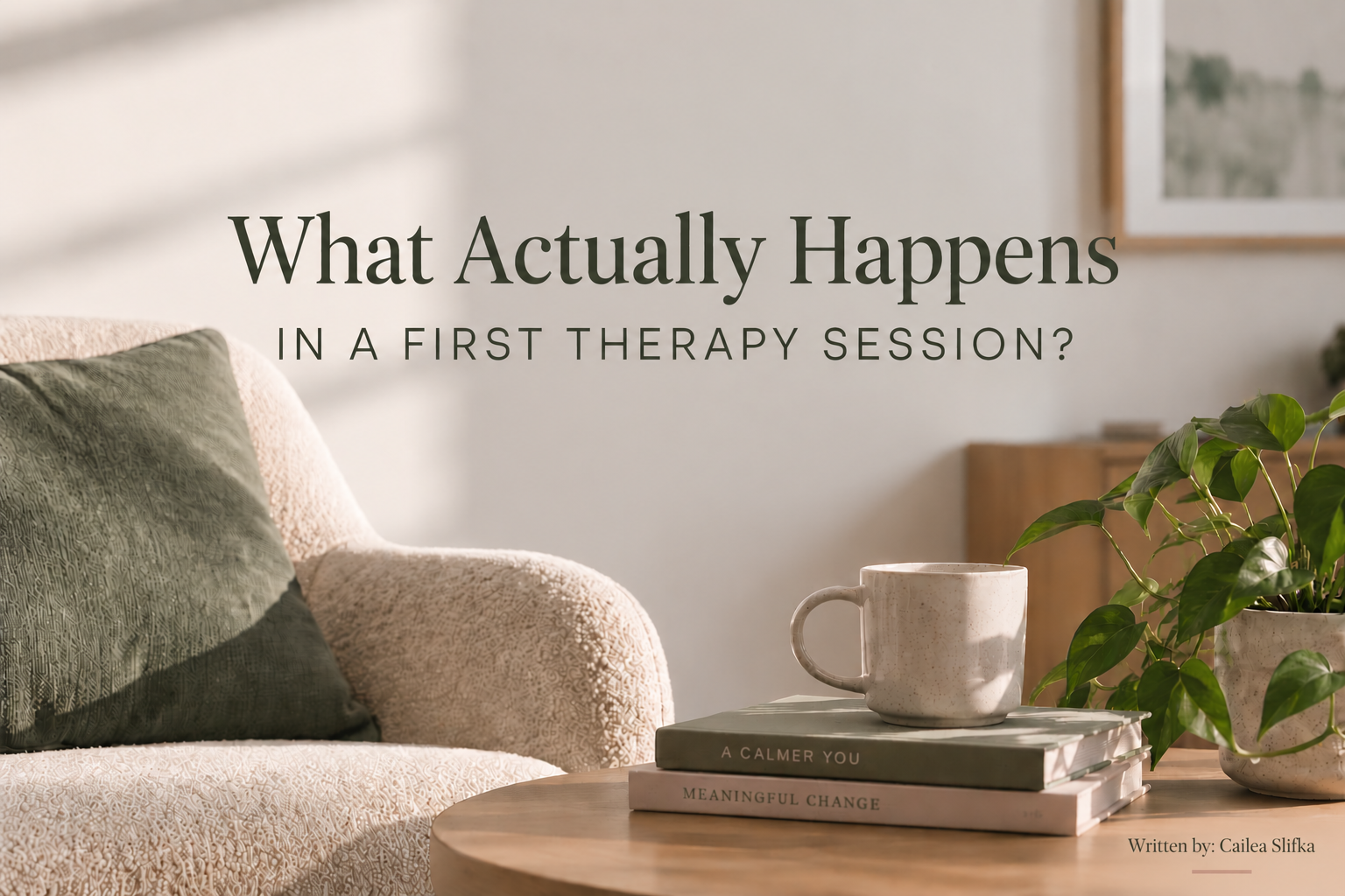 What Actually Happens in a  First Session of Therapy?