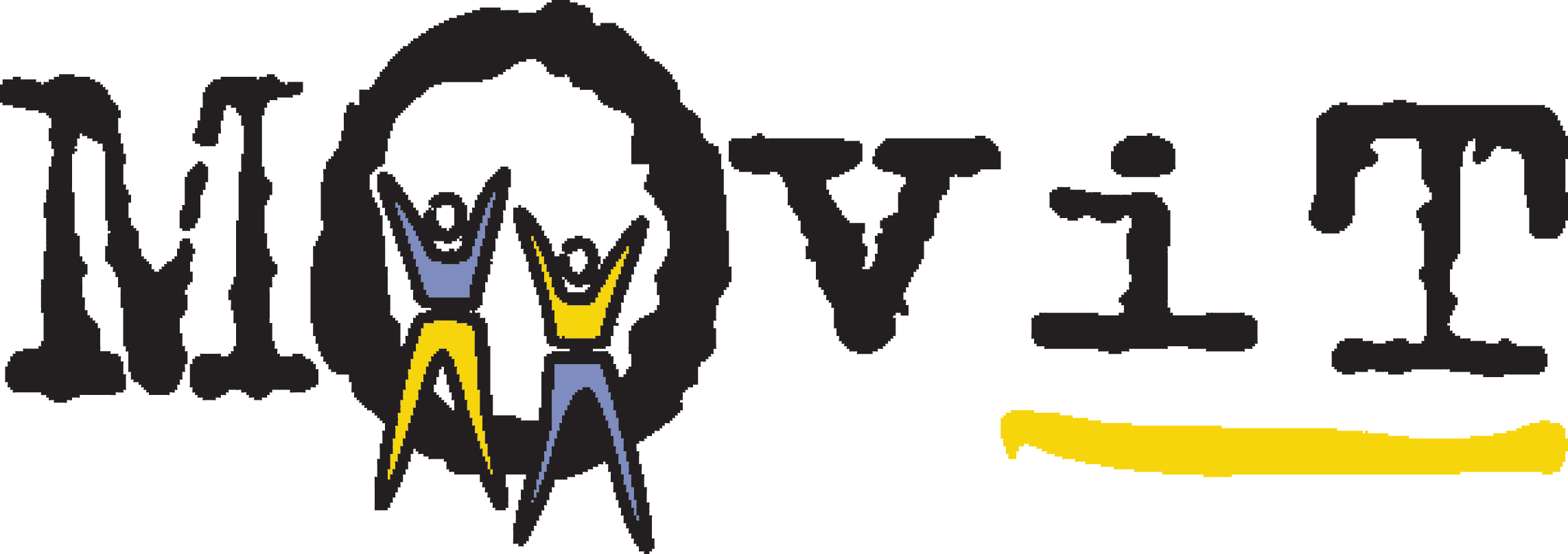 Logotip zavoda MOVIT.
Logo of MOVIT.