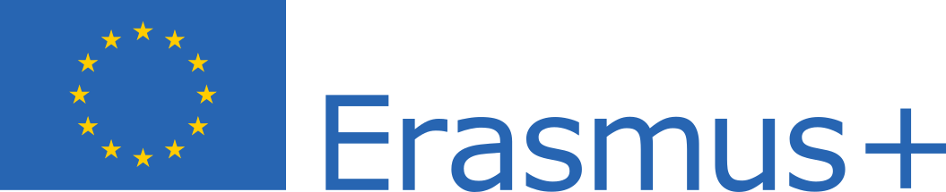 Logotip EU programa Erasmus+ z zastavo Evropske unije.