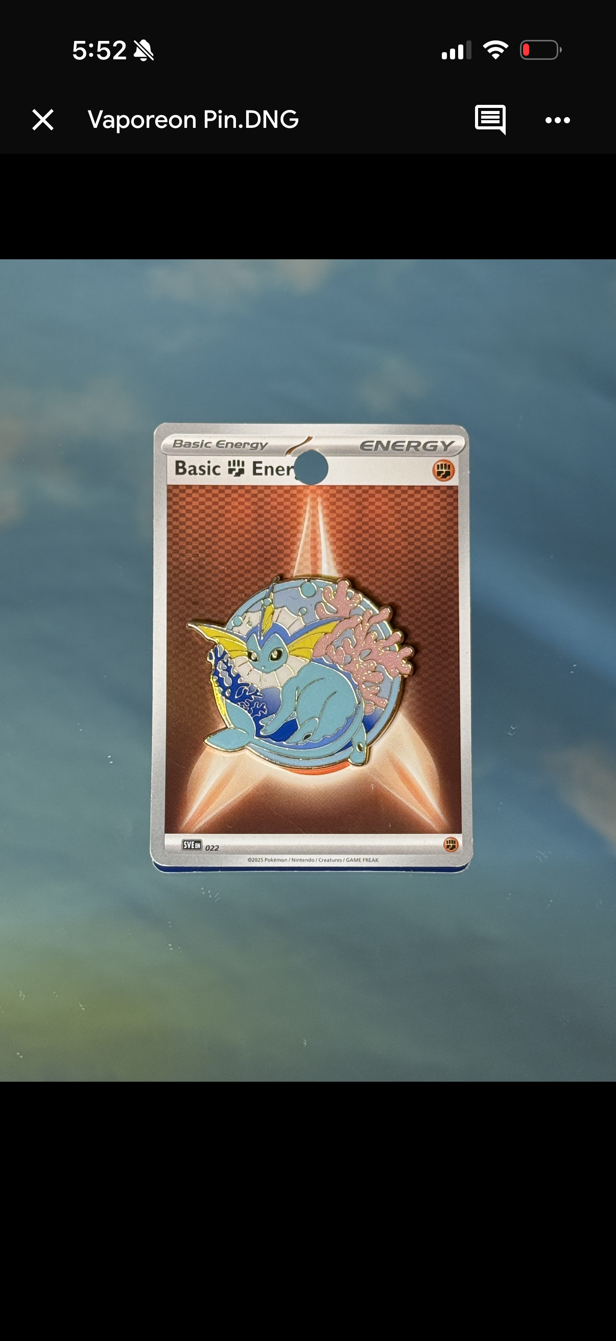 Vaporeon Pin