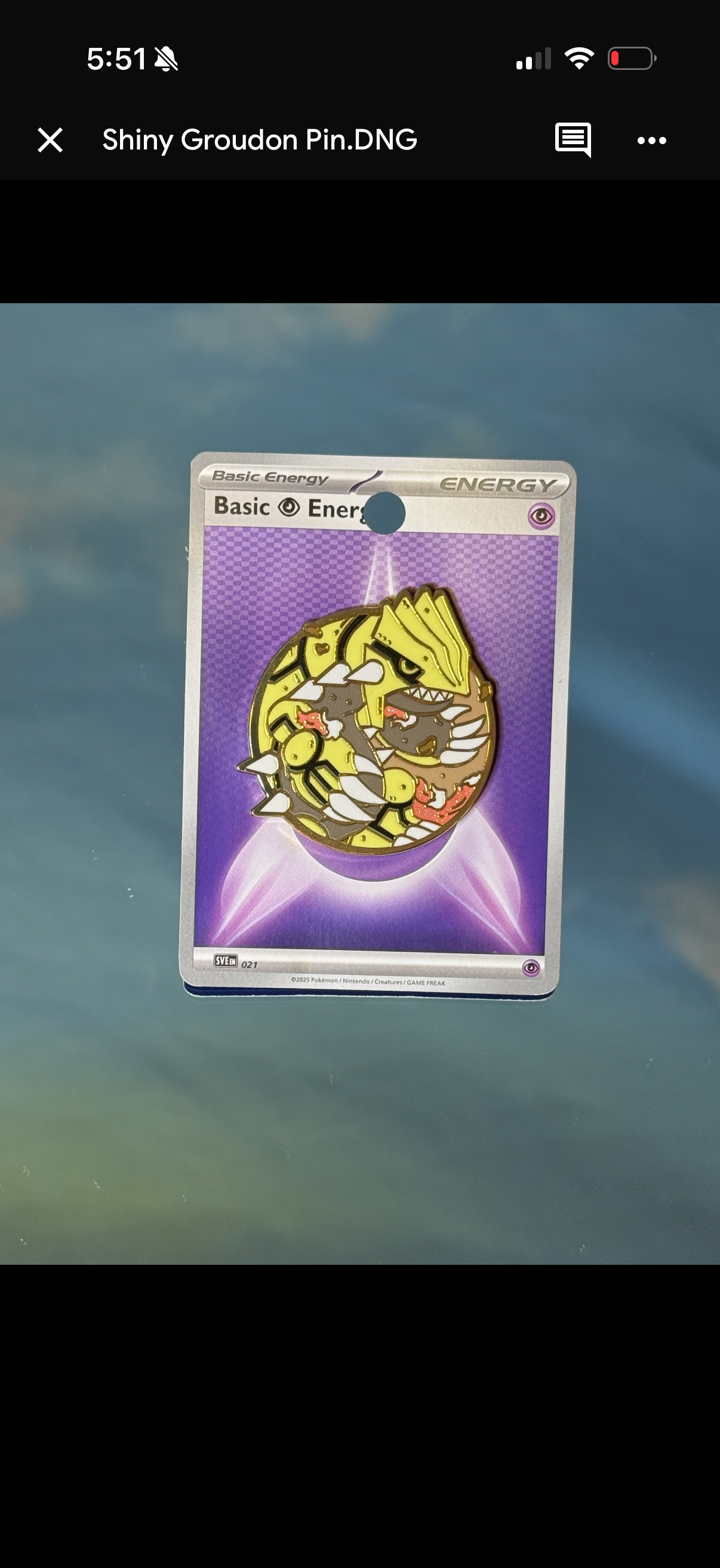 Shiny Groudon Pin