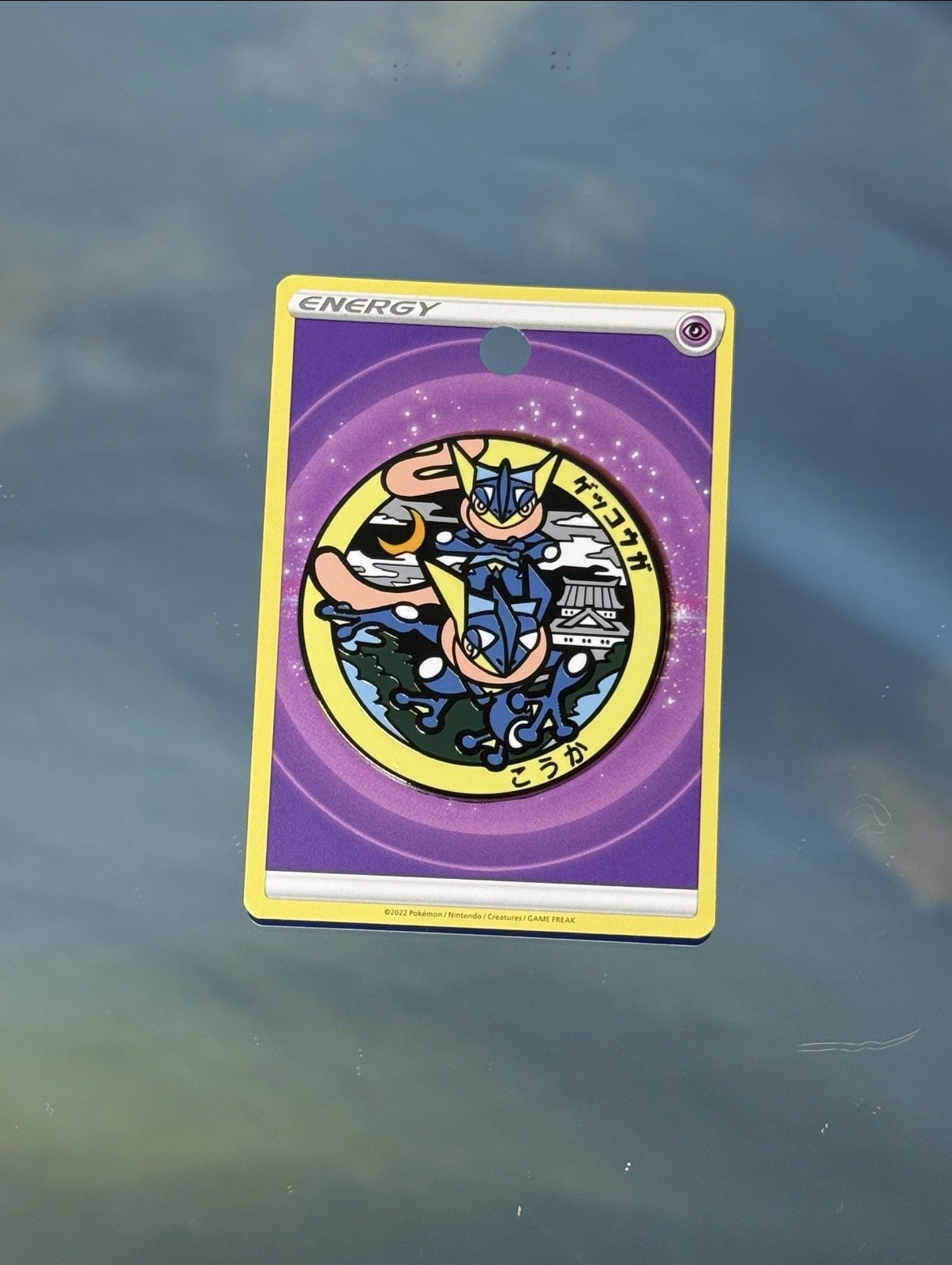 Greninja Manhole Cover Pin