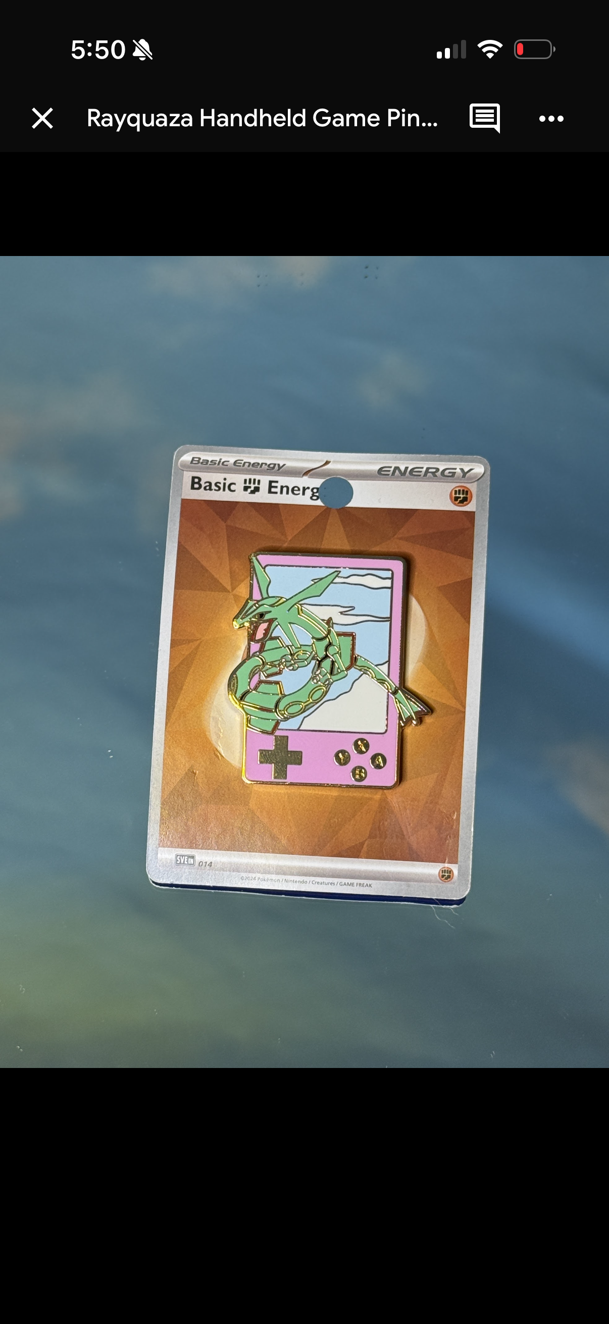 Rayquaza Handheld Game Pin