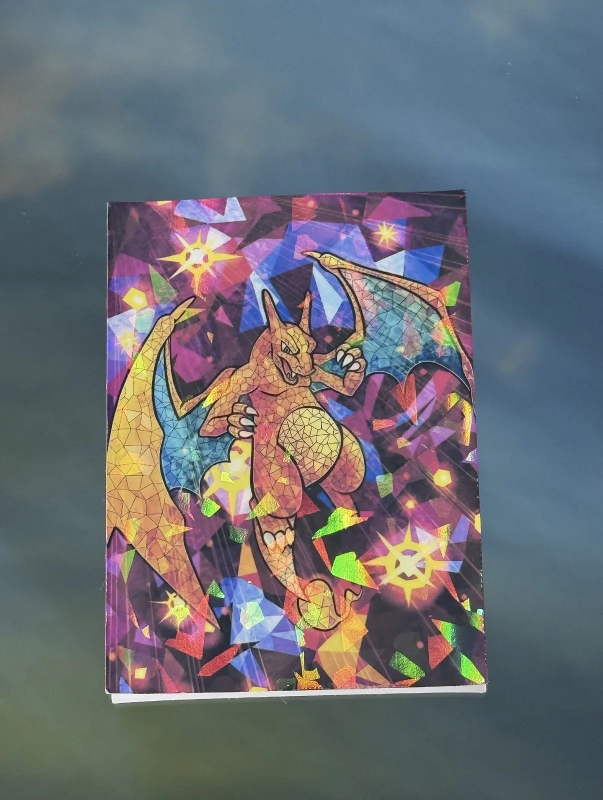 Charizard Stain Glass Sticker