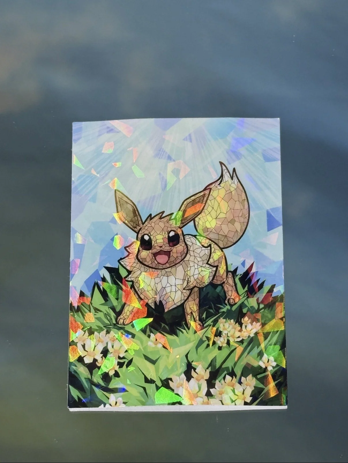Eevee Stain Glass Sticker