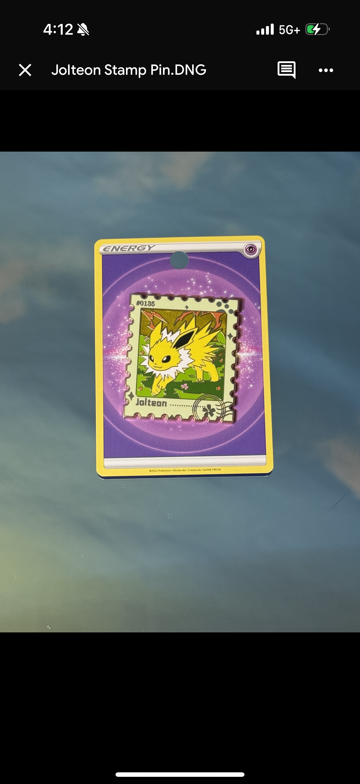 Jolteon Stamp Pin
