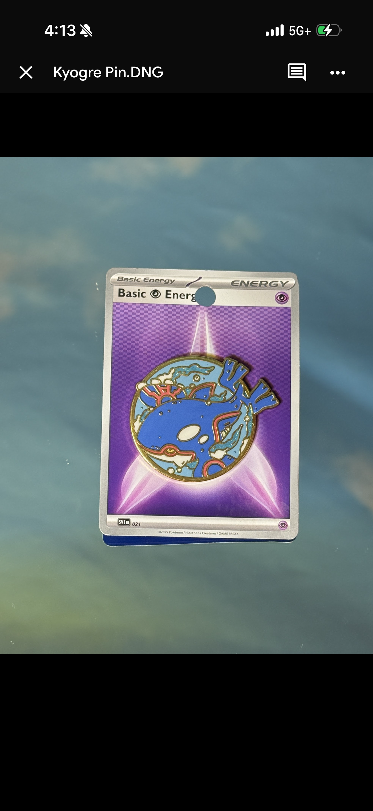 Kyogre Pin