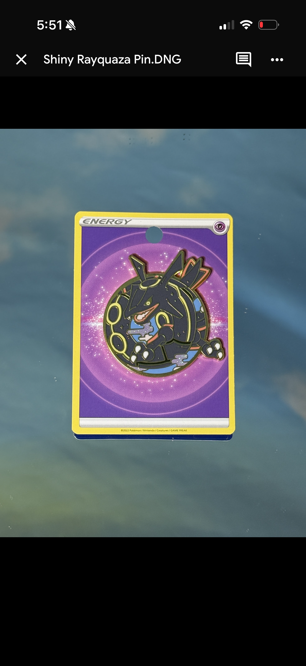 Shiny Rayquaza Pin