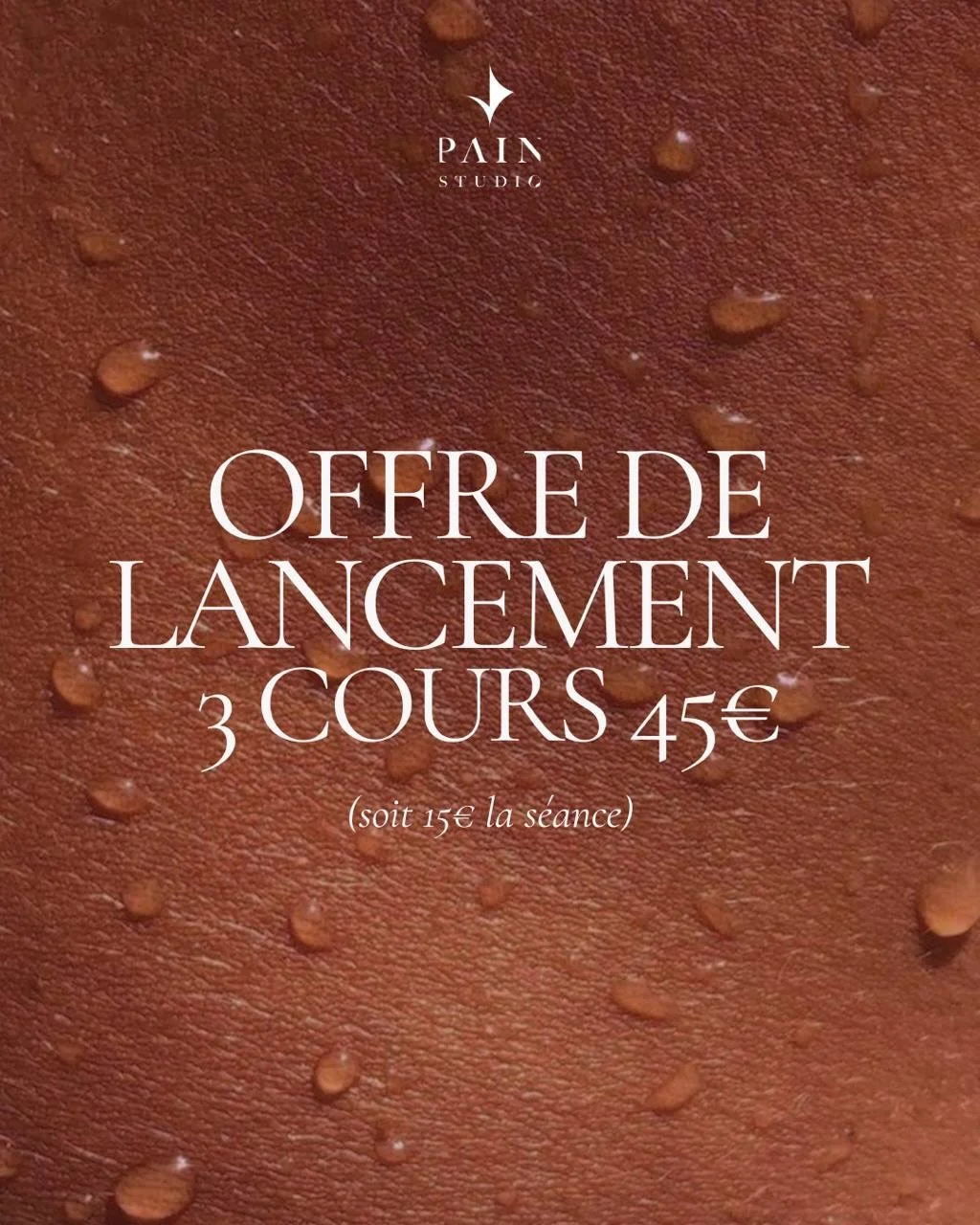 READY TO FEEL THE PAIN?❤️&zwj;🔥

3 cours pour 45 &euro;, soit seulement 15 &euro; le cours pour d&eacute;couvrir l&rsquo;exp&eacute;rience Micro Lagree chez PAIN Studio.

Une occasion de d&eacute;couvrir l&rsquo;intensit&eacute;, les tremblements et