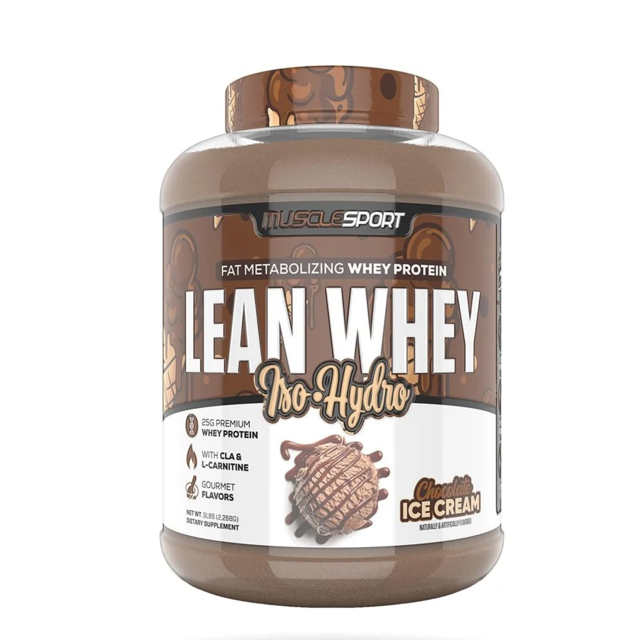 MuscleSport Lean Whey Iso-Hydro proteína whey