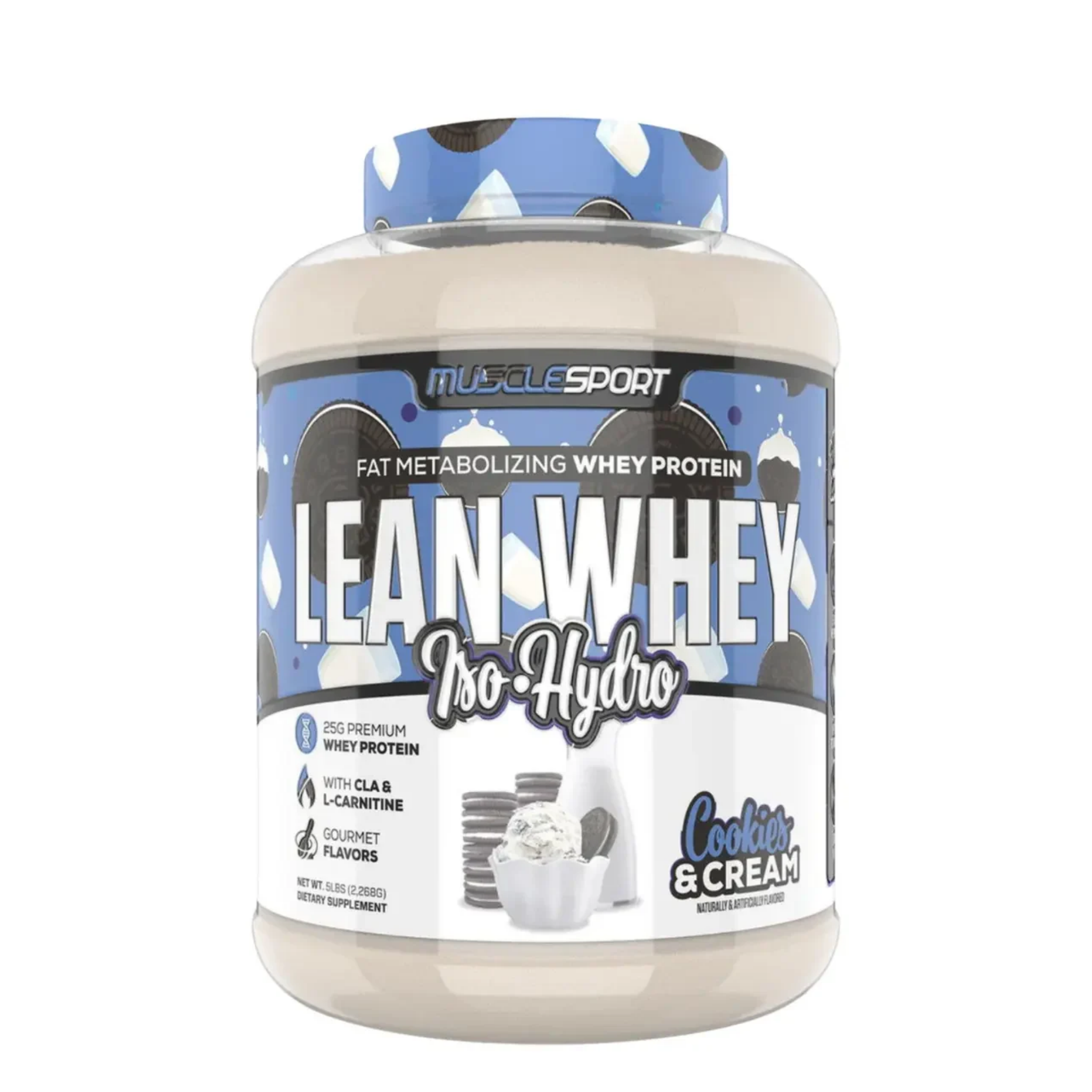 MuscleSport Lean Whey Iso-Hydro proteína whey