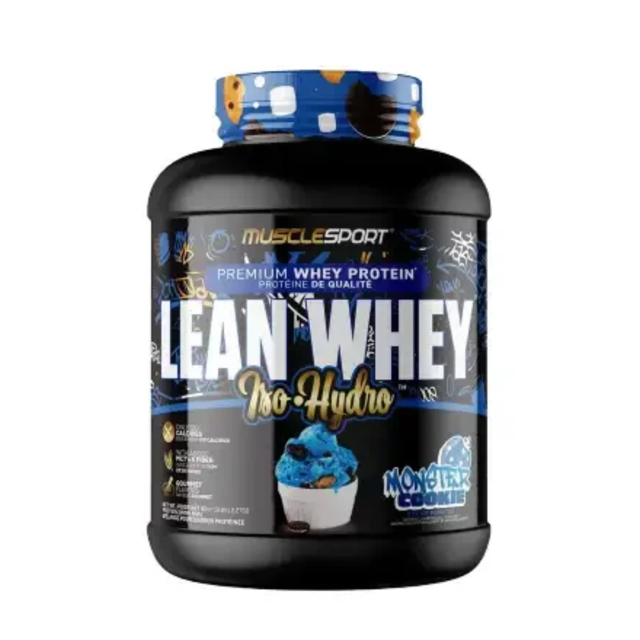 MuscleSport Lean Whey Iso-Hydro proteína whey