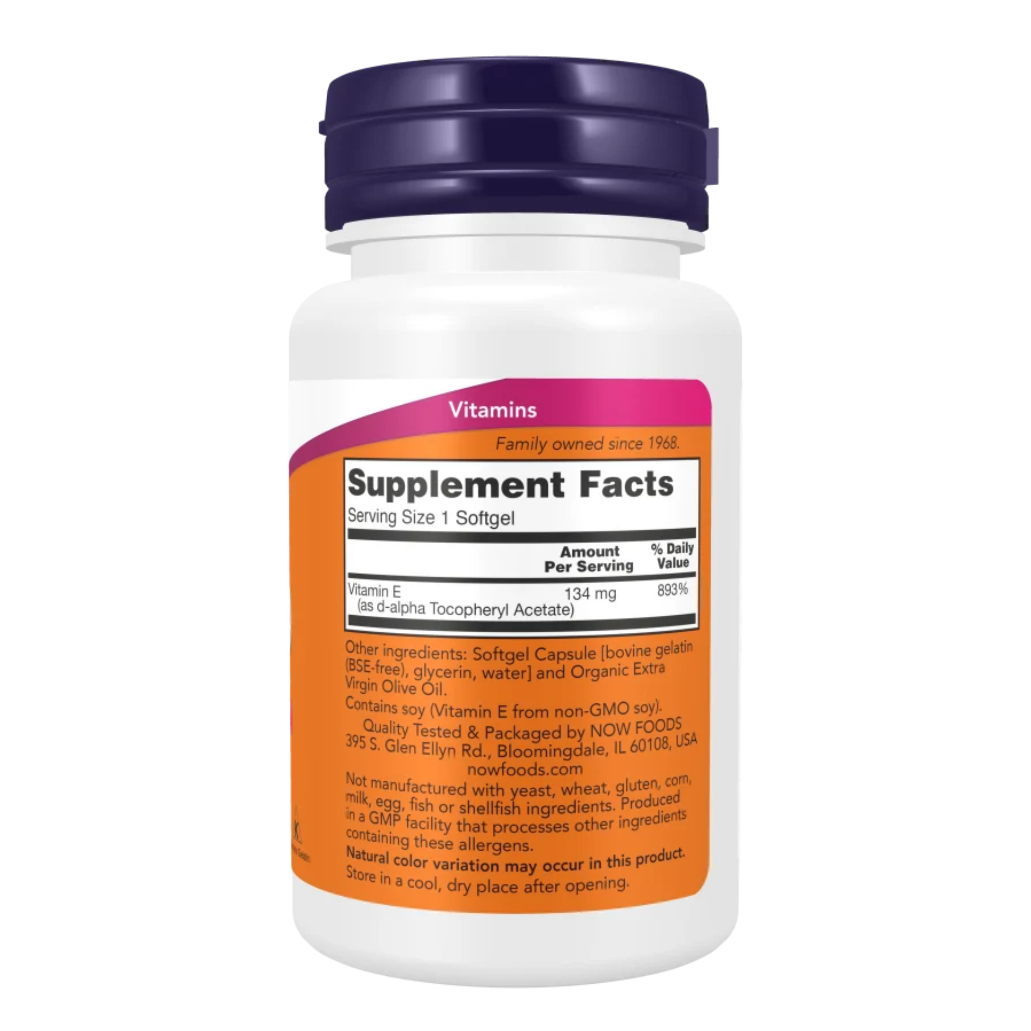 NOW Foods Vitamin E-200