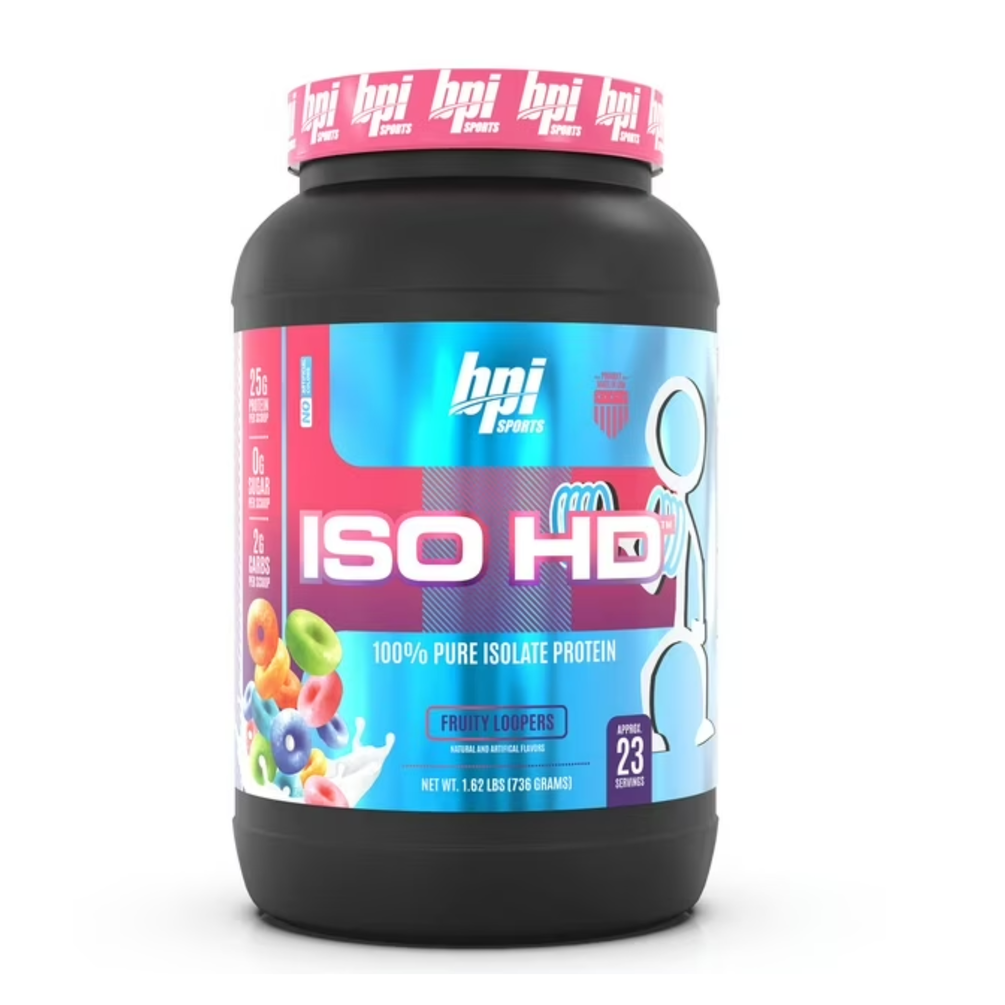 Bpi Sports ISO HD ISOLATE PROTEIN JACKED APPLE 1.80 LBS 23 SERV