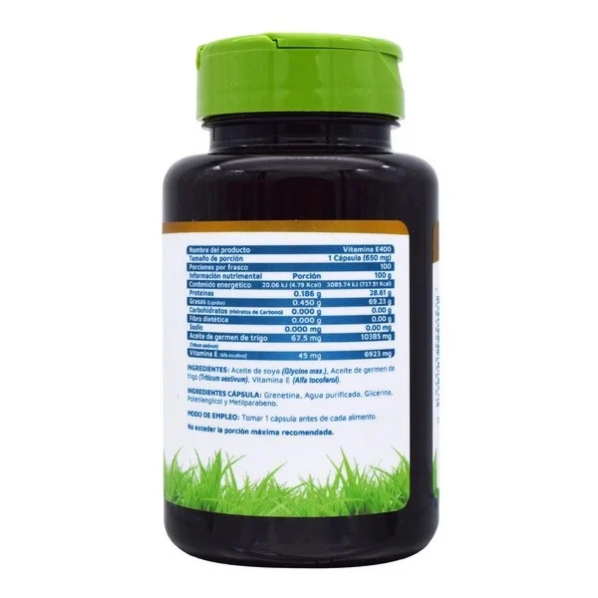 Vitamina E 400 Vidanat 100 cápsulas
