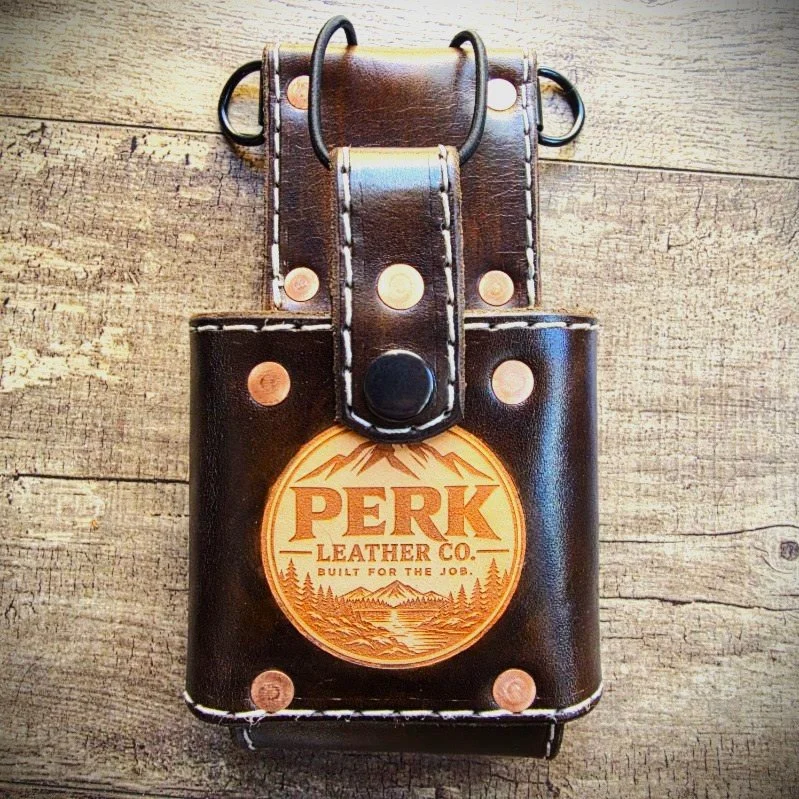Custom Leather Radio Bucket