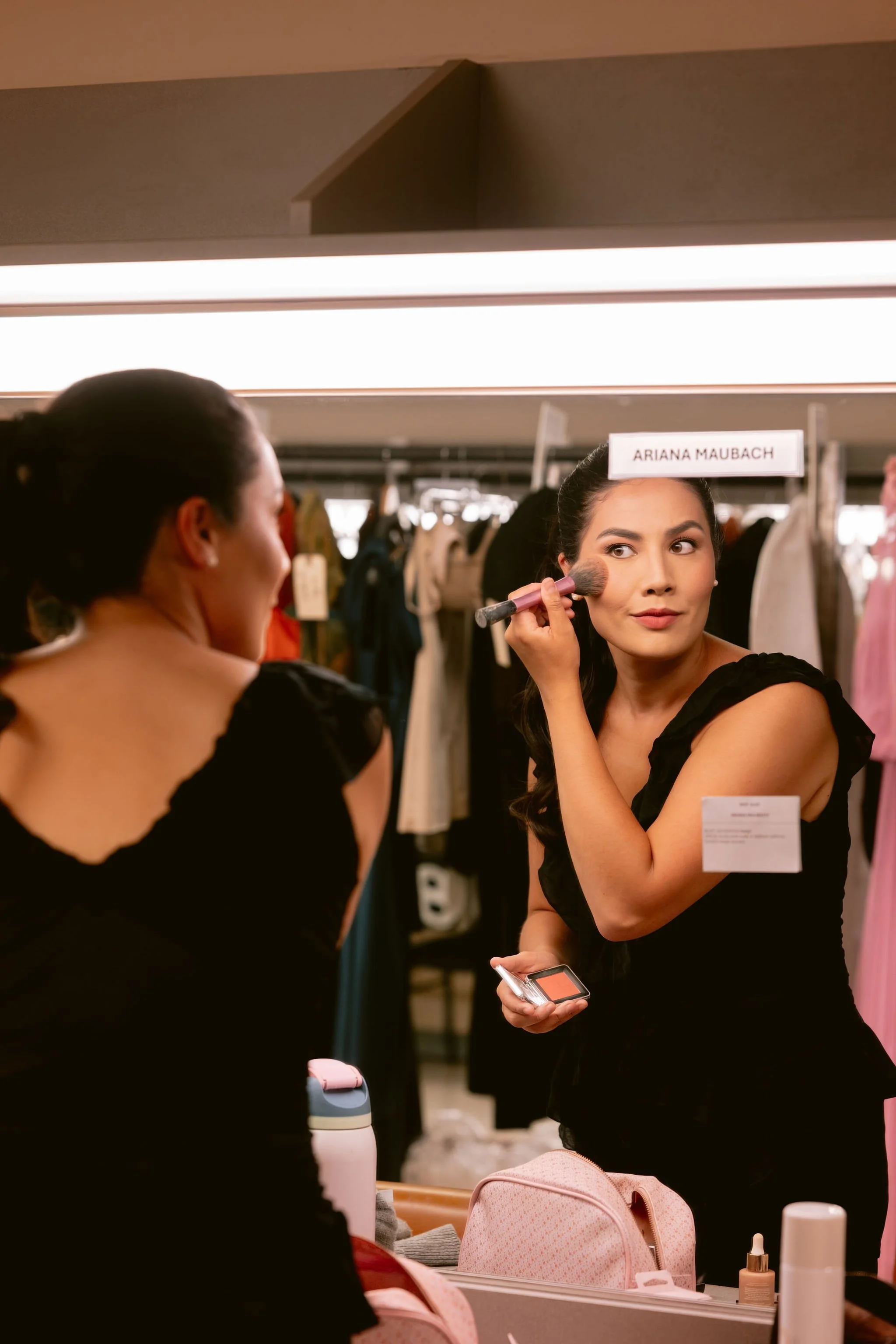 Backstage at Merola Grand Finale, Kristen Loken