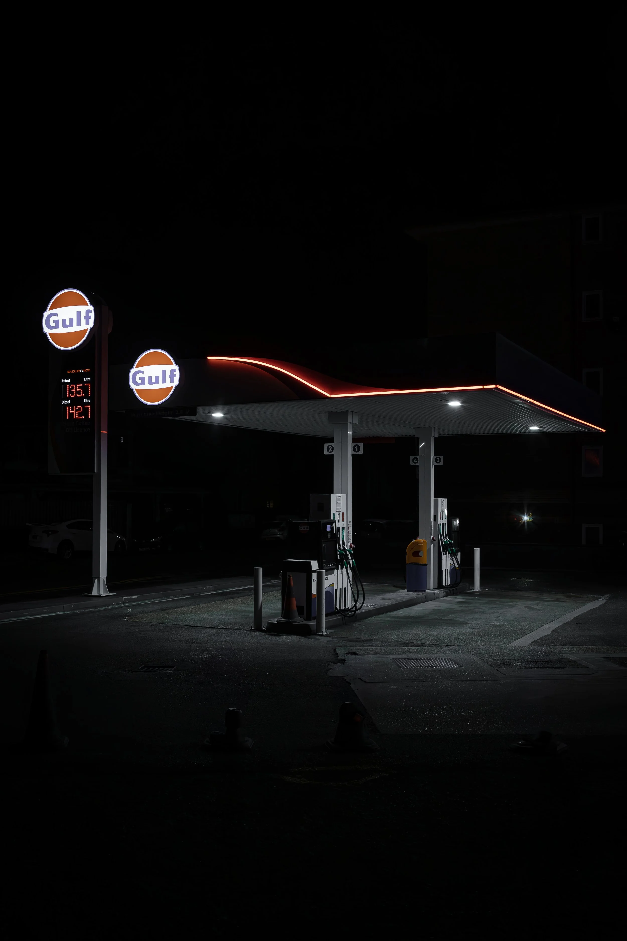 Gulf Petrol Station, Eastbourne