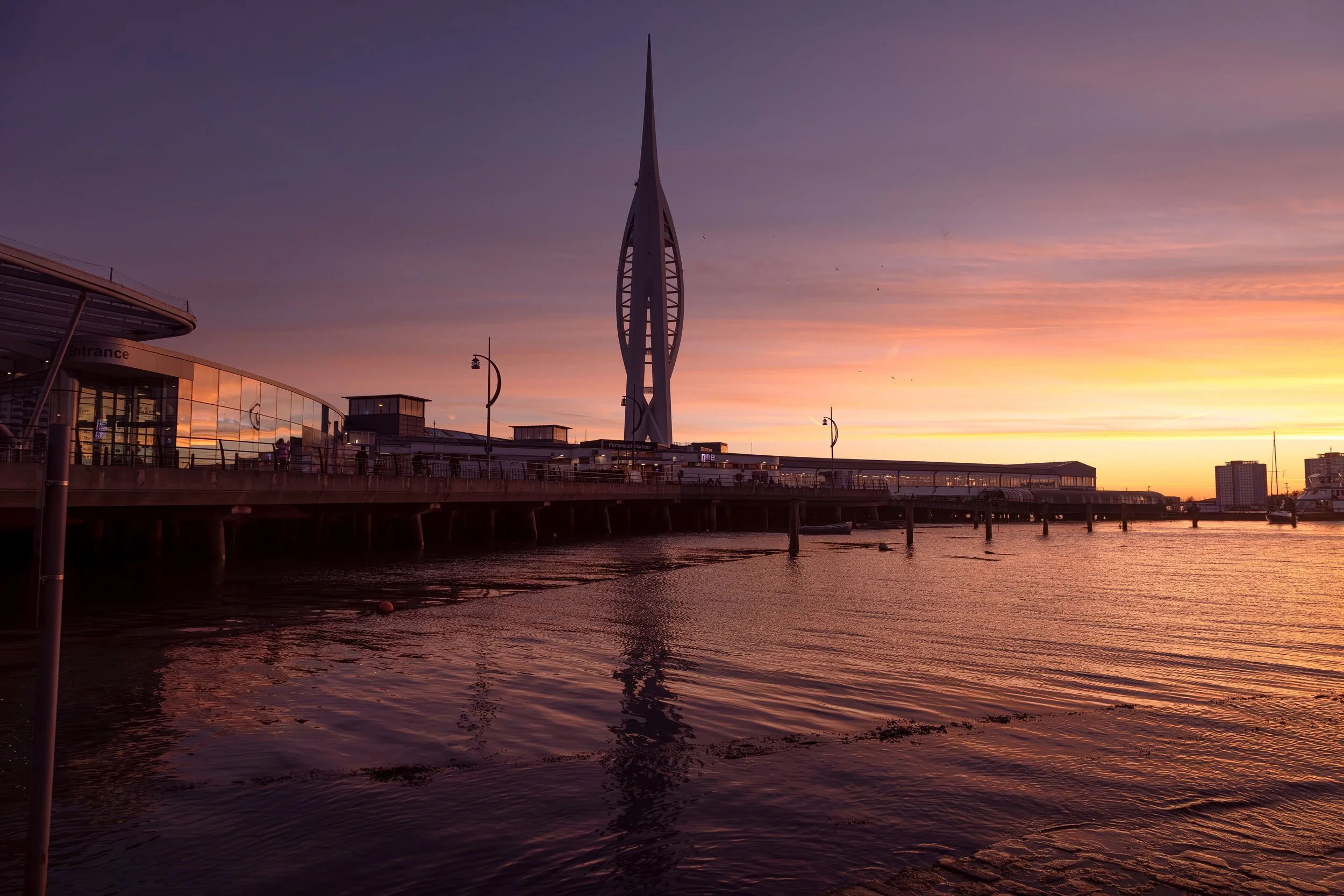 Sunset, Portsmouth Harbour